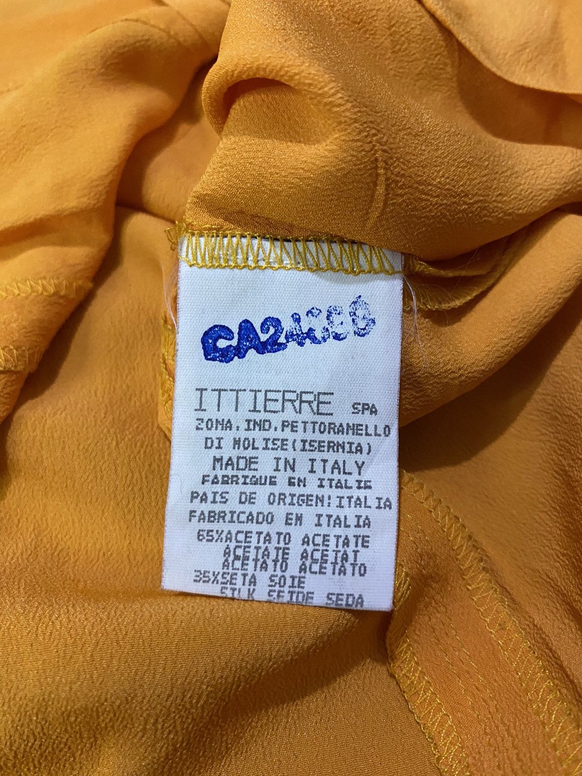 Versace 90s Vintage Versus Gianni Versace Silk Shirt Size XS / US 0-2 / IT 36-38 - 6 Thumbnail