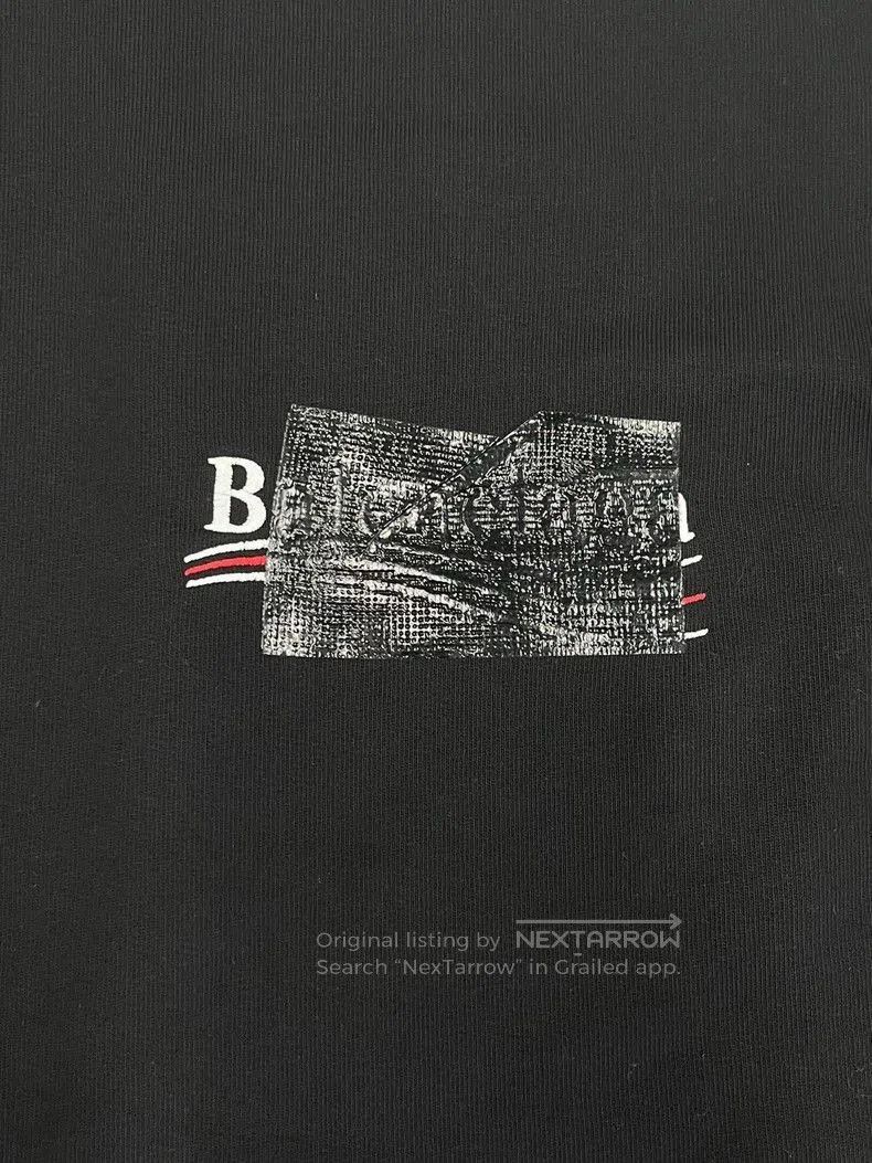 Balenciaga Balenciaga Coke Tape Hooded Sweatshirt. Size US M / EU 48-50 / 2 - 3 Thumbnail