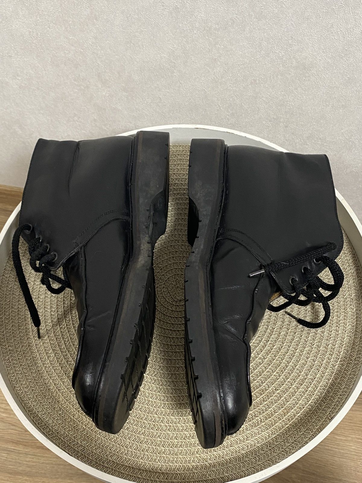 Giorgio Armani Giorgio Armani Vintage Black Leather Boots Size 8 / 42 Size US 9 / EU 42 - 5 Thumbnail