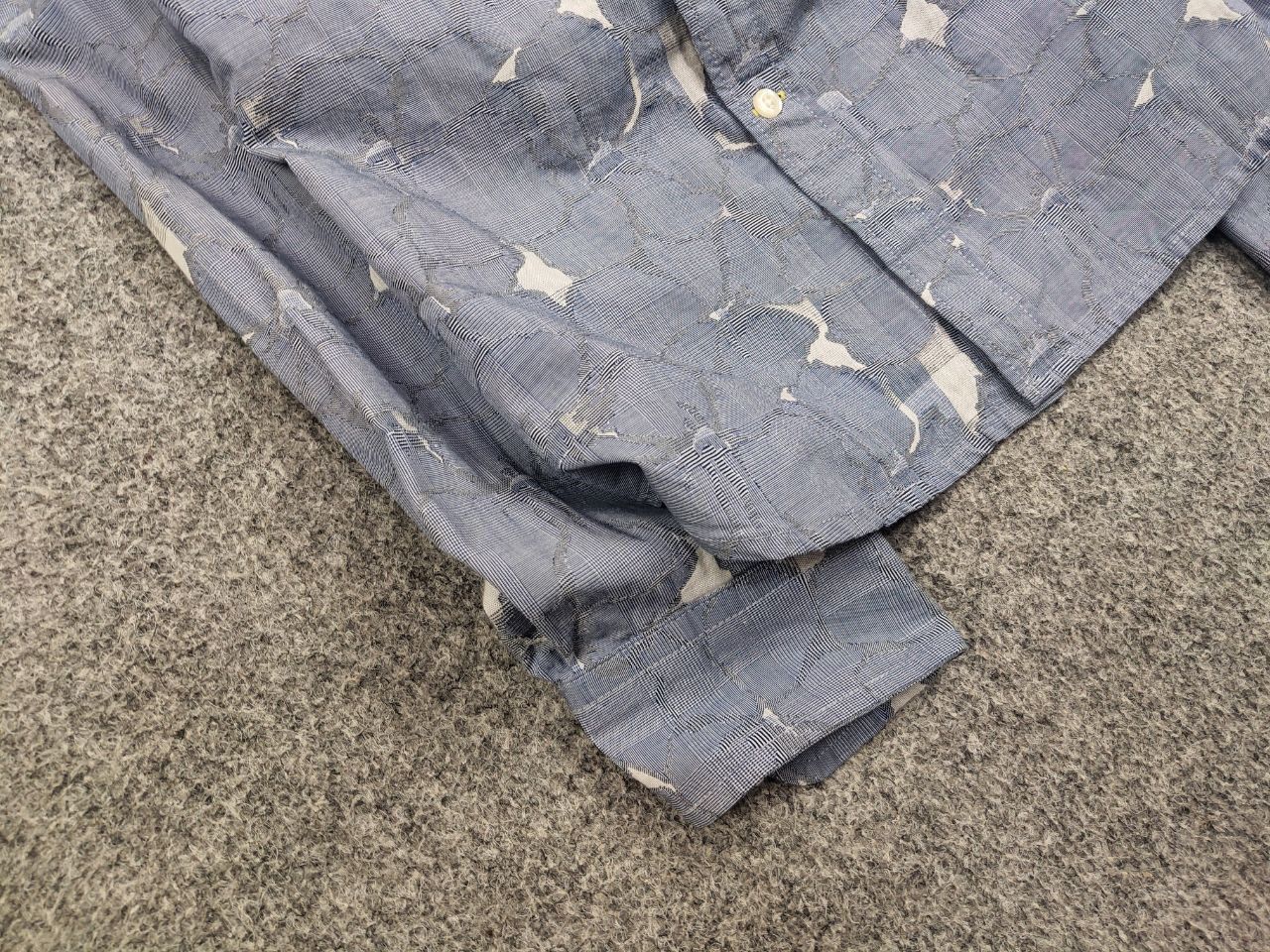 Diesel Diesel Design Casual Blue Pattern Buttons Shirt Y2K Style Size US M / EU 48-50 / 2 - 6 Thumbnail