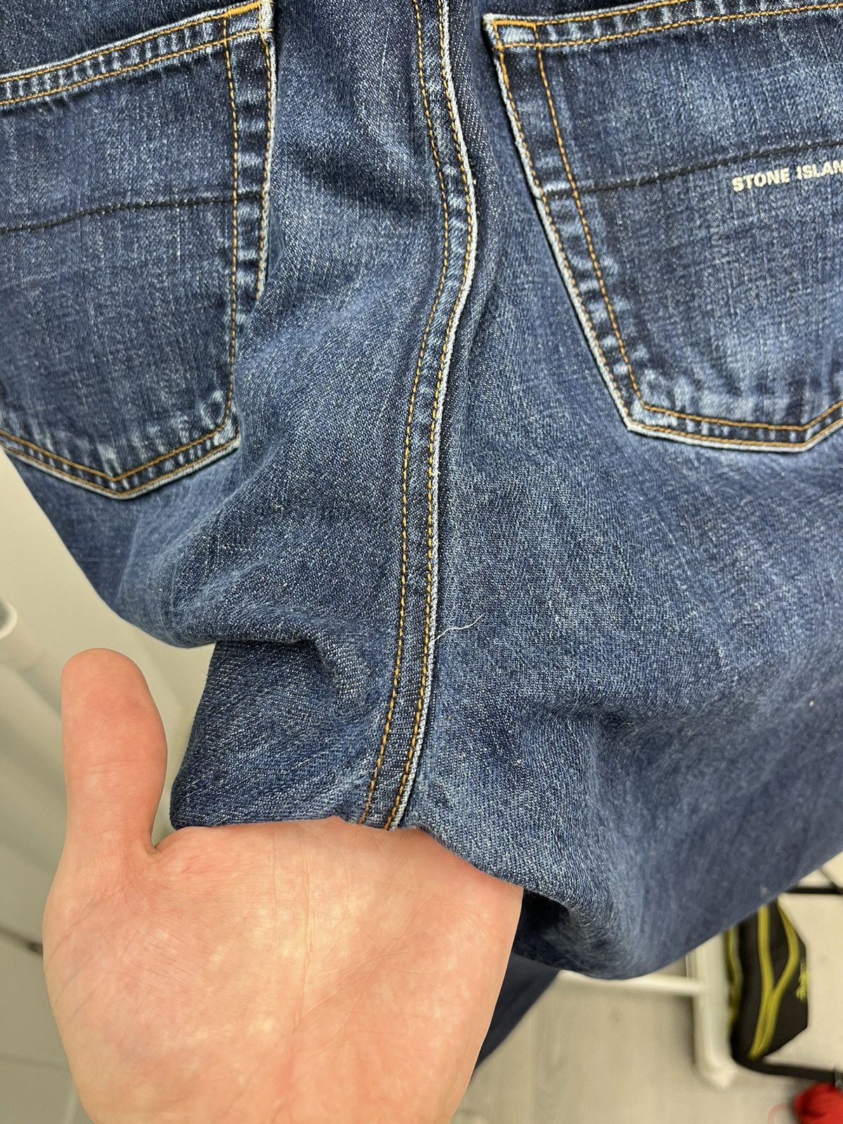 Stone Island Stone Island Denim Pocket Logo Jeans Size US 34 / EU 50 - 4 Thumbnail