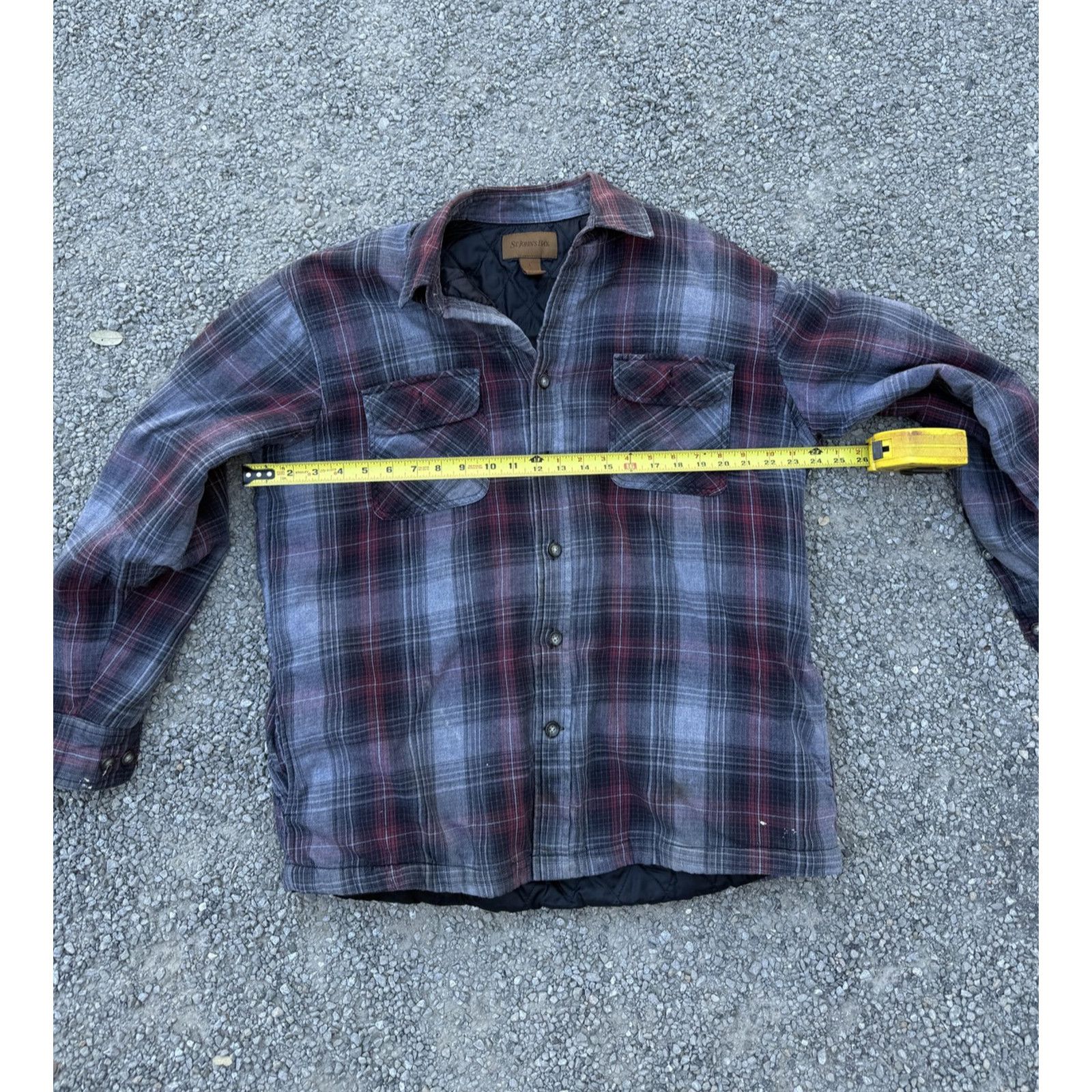 St. Johns Bay St Johns Bay Jacket Mens LG Plaid Quilt Flannel Workwear Y2K Size US L / EU 52-54 / 3 - 9 Thumbnail