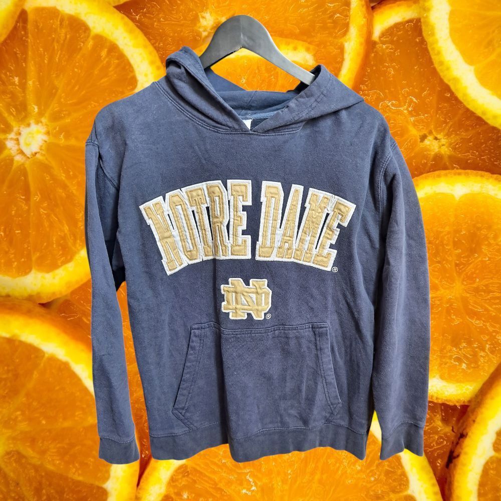 Other E5 Notre Dame Fighting Irish Navy Blue Gold Collegiate Hoodi Size US S / EU 44-46 / 1 - 2 Thumbnail