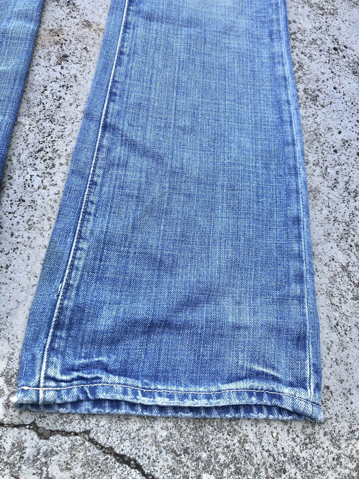 Abercrombie & Fitch FLARED A&F WASHED BLUE DENIM Size US 34 / EU 50 - 3 Thumbnail