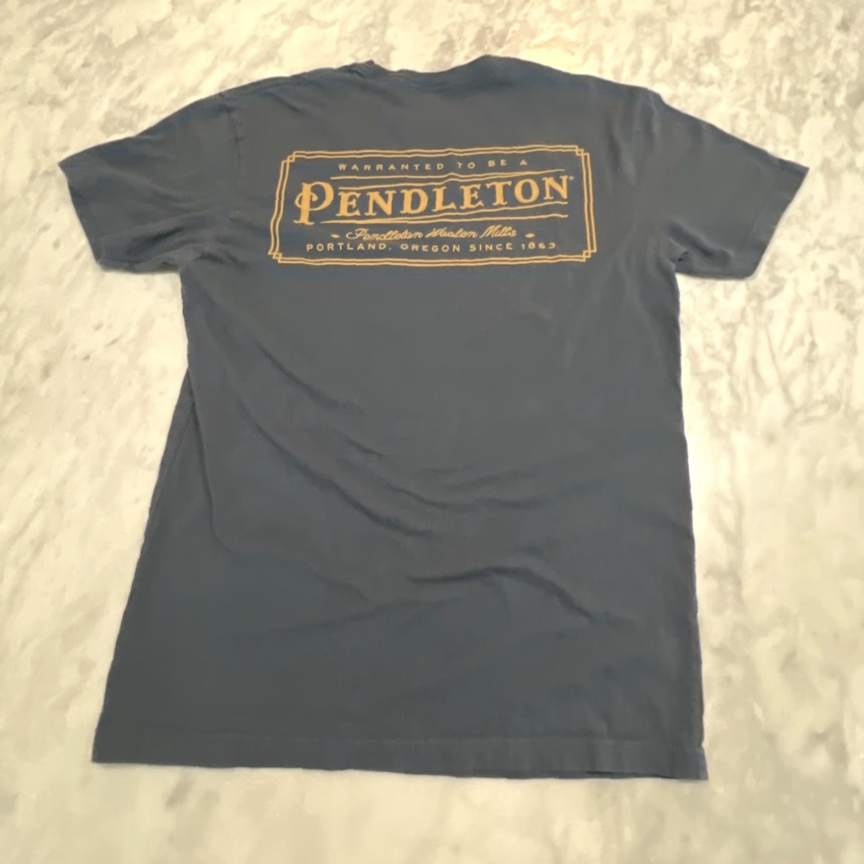 Pendleton Pendleton T Shirt Men Small Blue Logo 100% Cotton Size US S / EU 44-46 / 1 - 4 Thumbnail
