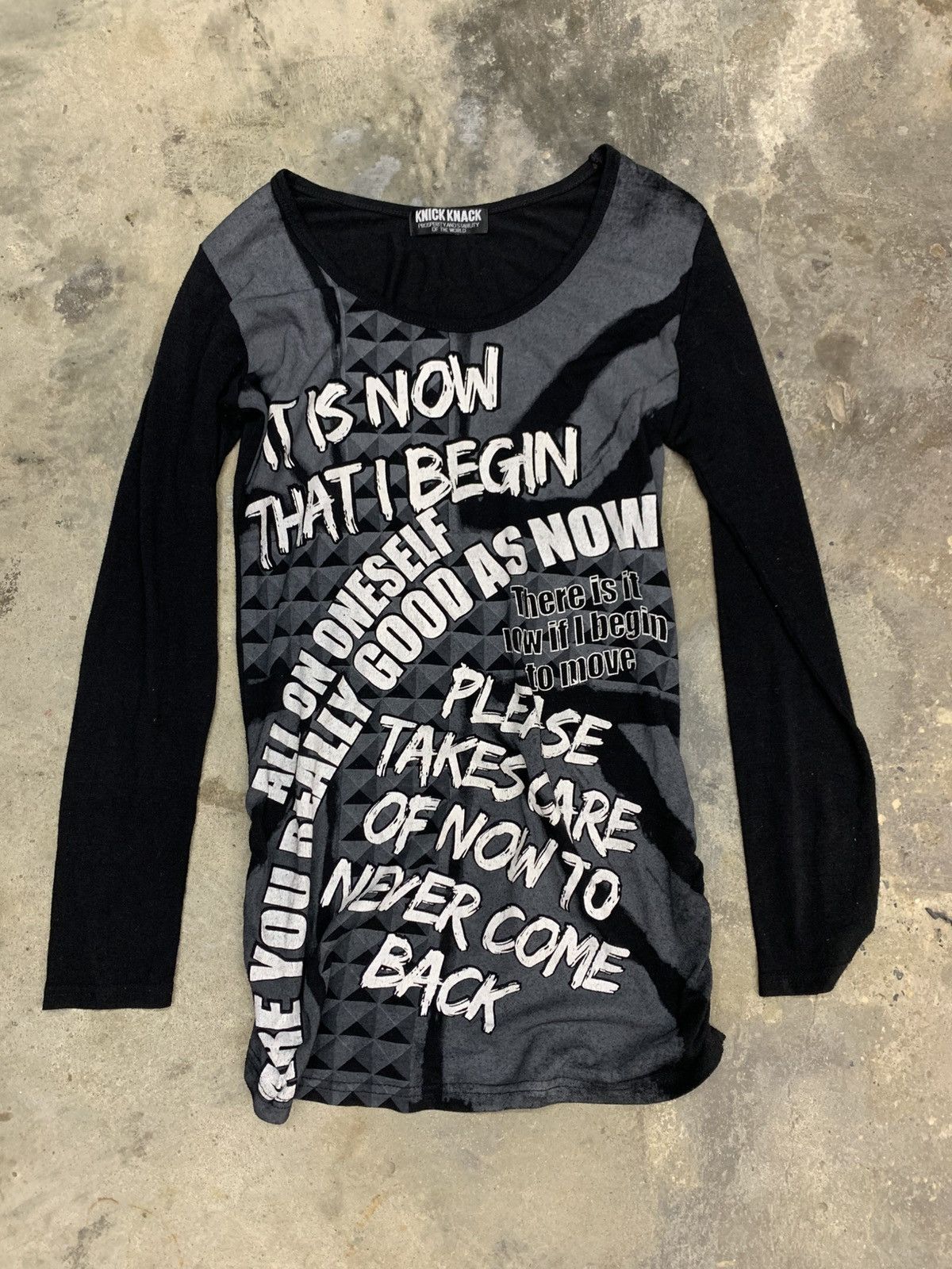 If Six Was Nine × Japanese Brand × Le Grande Bleu (L.G.B.) undefined 2000s y2k grunge longsleeve knick knack Size US M / EU 48-50 / 2 - 3 Thumbnail
