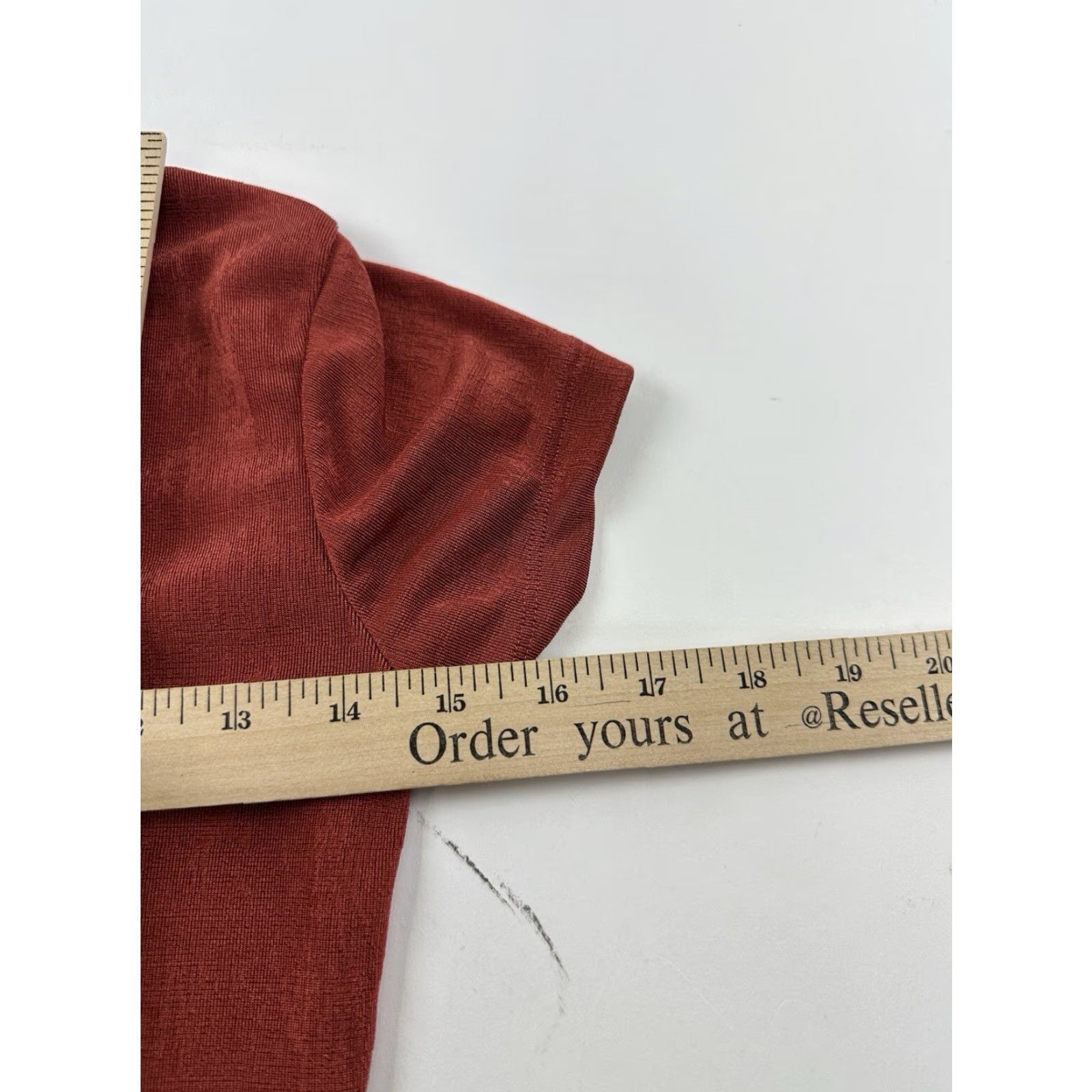 Rusty Riley & James Dress Womens Small Button Front Bodycon Red Burnt Orange Rust Size S / US 4 / IT 40 - 6 Thumbnail