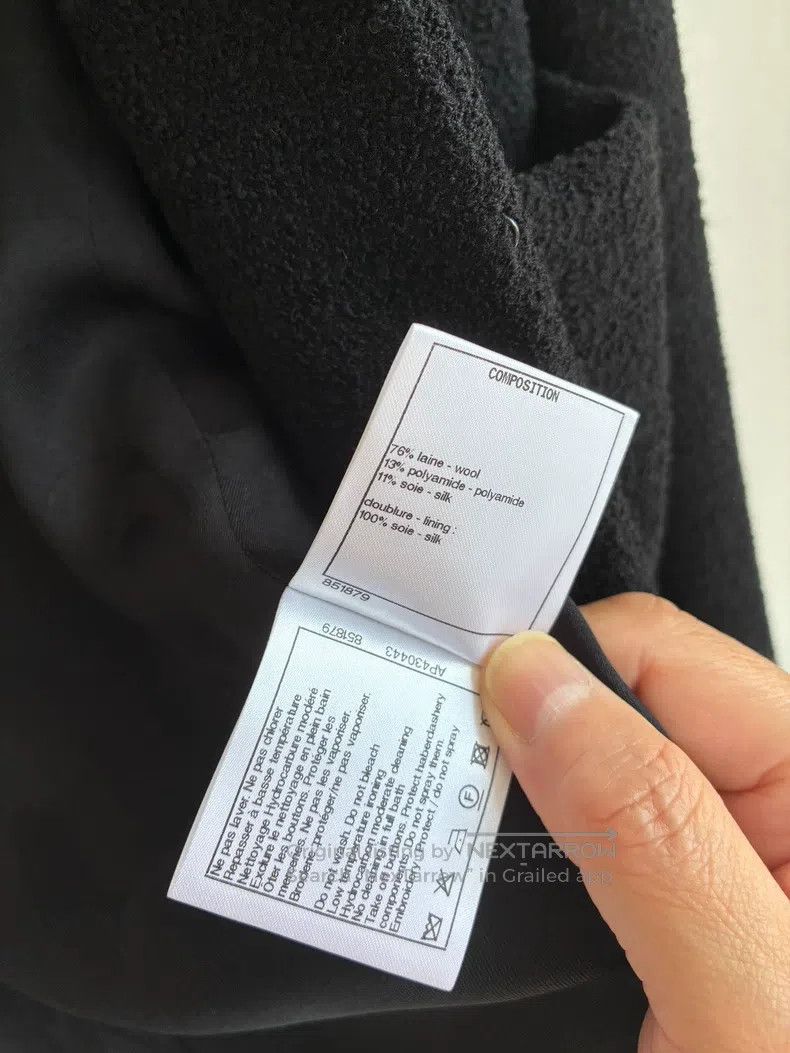 Chanel Chanel 22A black round-neck sequin embroidered two-pocket Size XXS / US 00 / IT 34 - 7 Thumbnail