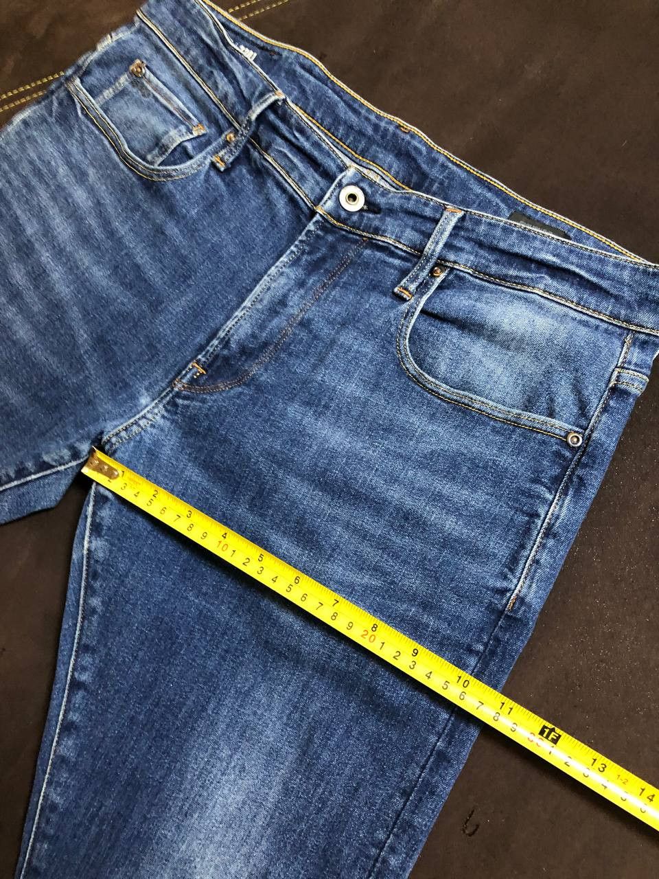 G-Star G-Star Raw 3301 Skinny Denim Mudwash Denim Jeans Size US 34 / EU 50 - 10 Thumbnail