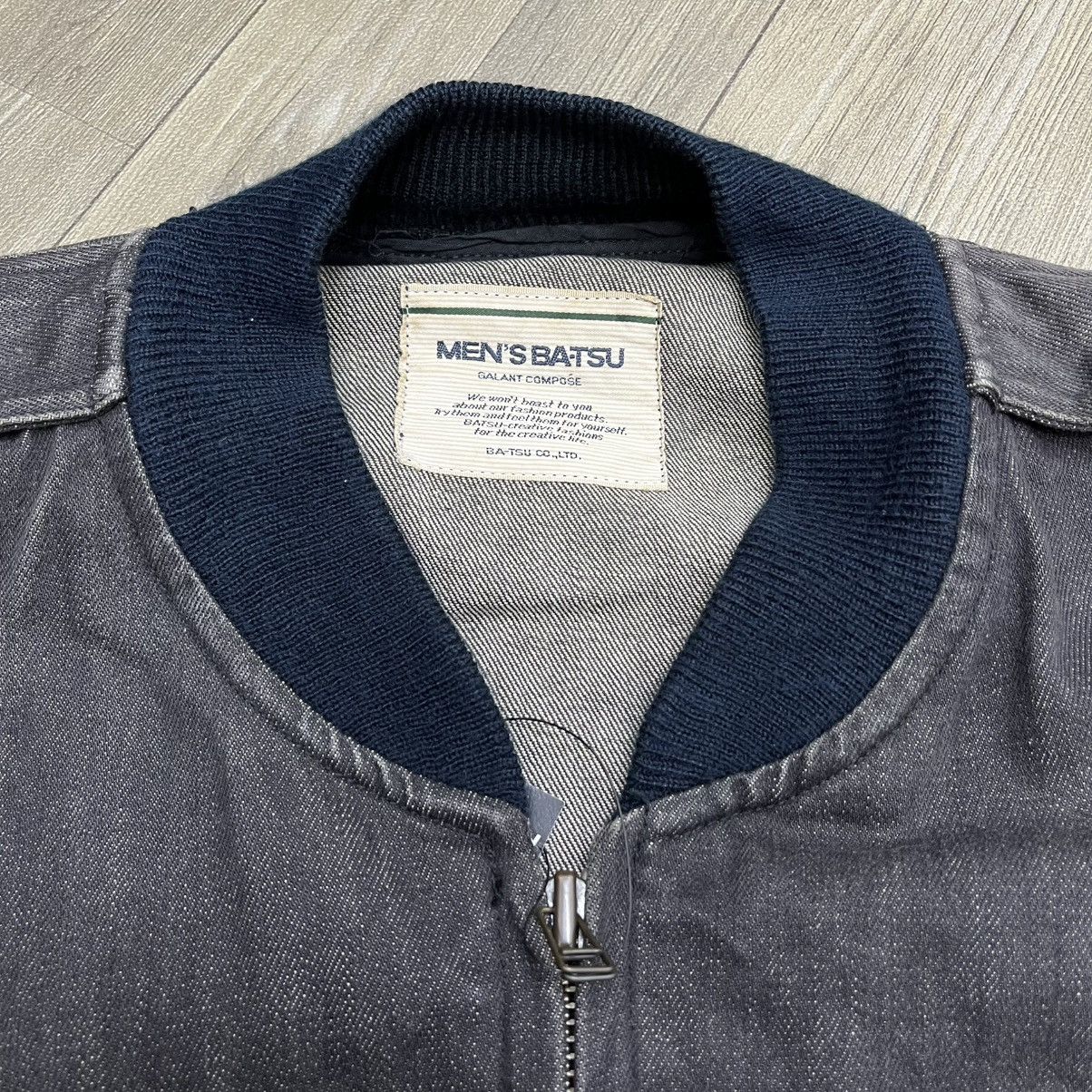 Japanese Brand × Vintage 1987s Mens Batsu CWU 45/P Denim Military Style Bomber Jacket Size US M / EU 48-50 / 2 - 6 Thumbnail