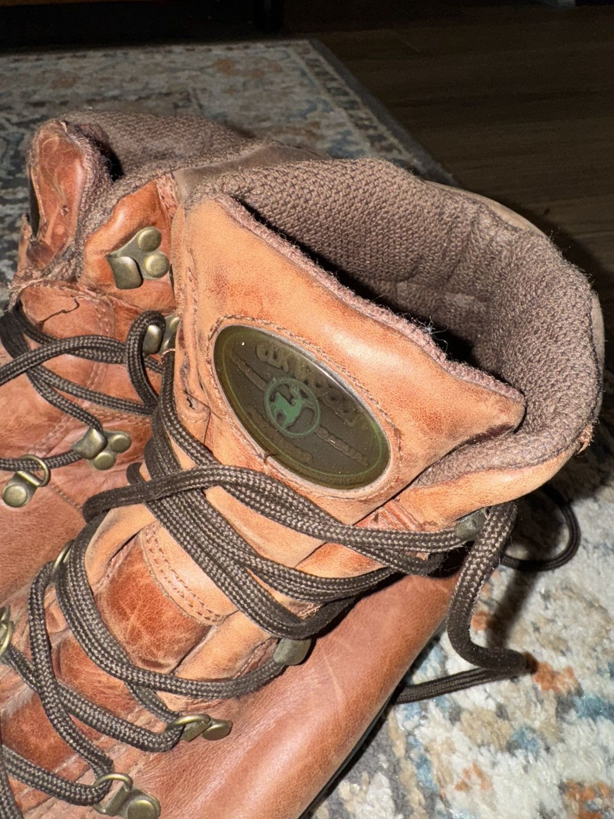 John Deere × Vintage Brown Elk Woods Boots Size US 12 / EU 45 - 2 Thumbnail