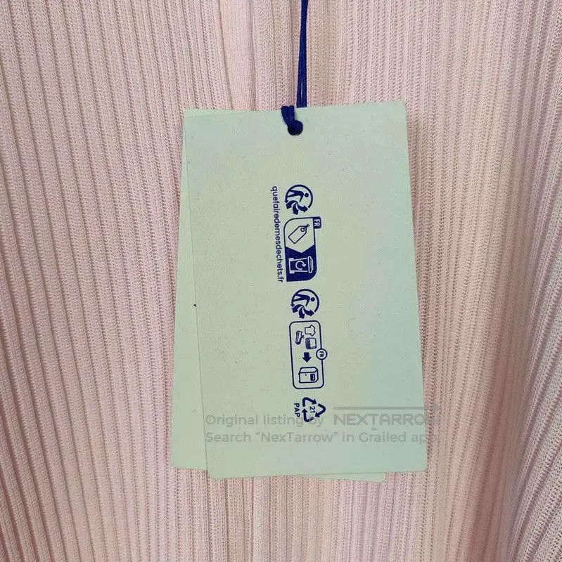 Burberry Burberry Pink Ribbed Knit Cardigan for Women. Size M / US 6-8 / IT 42-44 - 4 Thumbnail