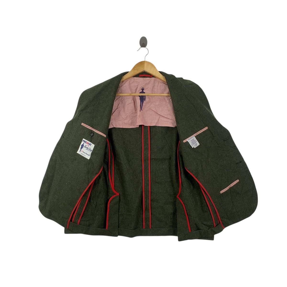 Hardy Amies Vintage HARDY AMIES PRESENT Collection Heddon Fit Blazer Size 34R - 6 Thumbnail