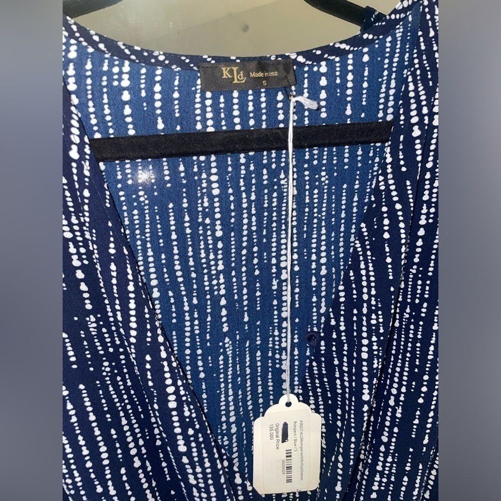 Other KLD blue and white v neck romper Size 26" / US 2 / IT 38 - 4 Thumbnail