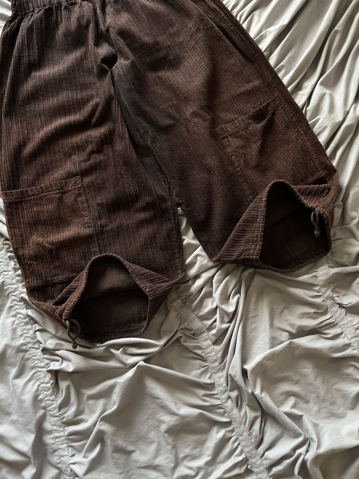 Japanese Brand Velvet Baggy Shorts Vintage Heavyweight Streetwear Japan Y2K Size US 38 / EU 54 - 4 Thumbnail