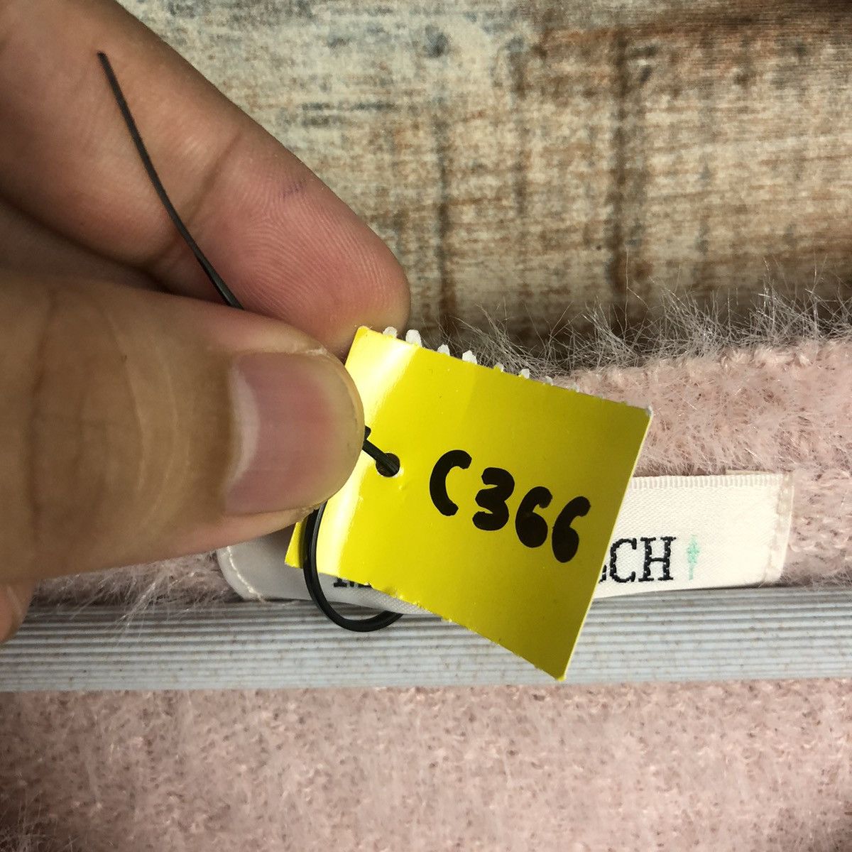 Japanese Brand DL Mish Masch Pink fur shaggy mohair Knitwear #C366 Size S / US 4 / IT 40 - 9 Thumbnail