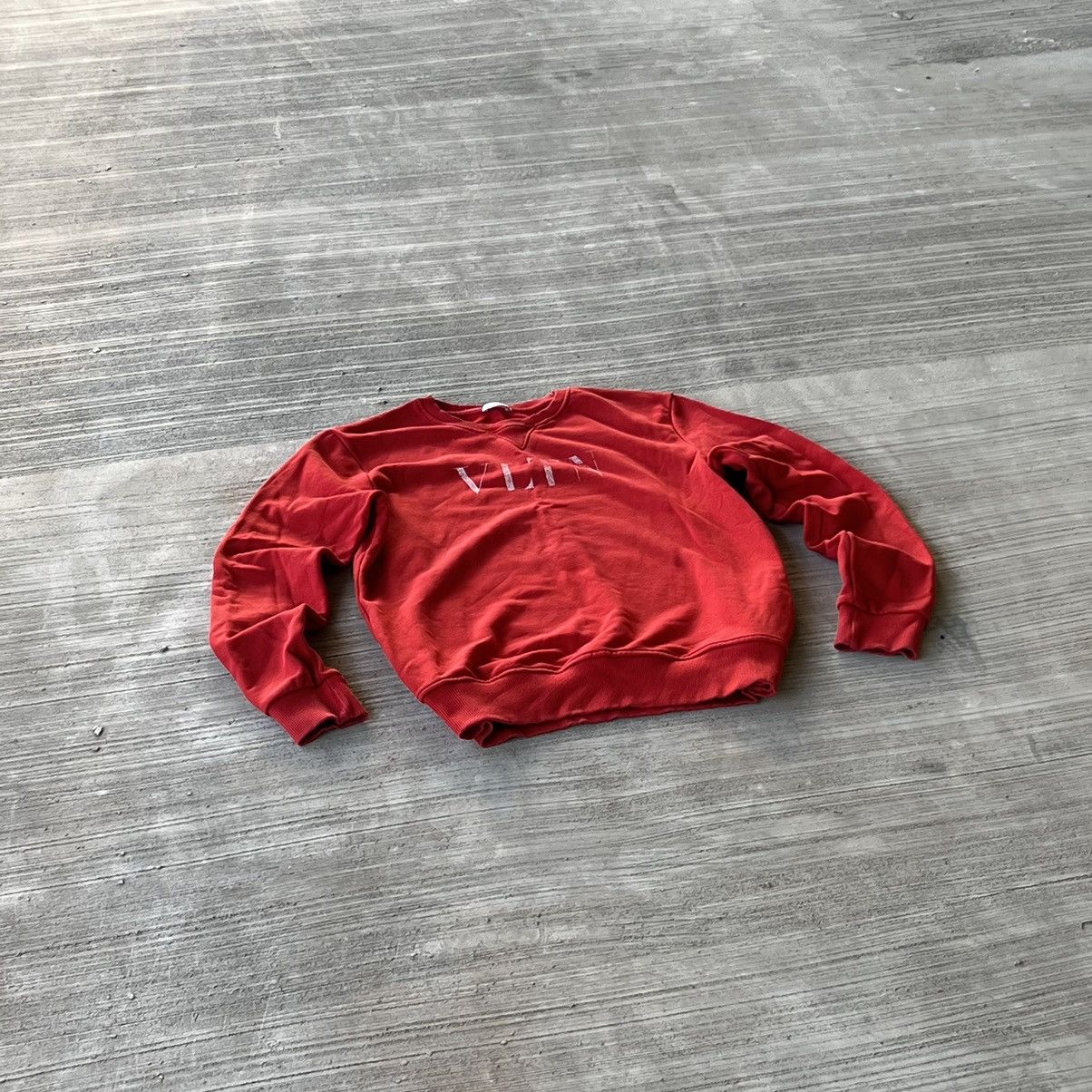 Valentino × Vintage Valentino Rare Vintage Big Logo Sweatshirt Longsleeve Size US XL / EU 56 / 4 - 3 Thumbnail