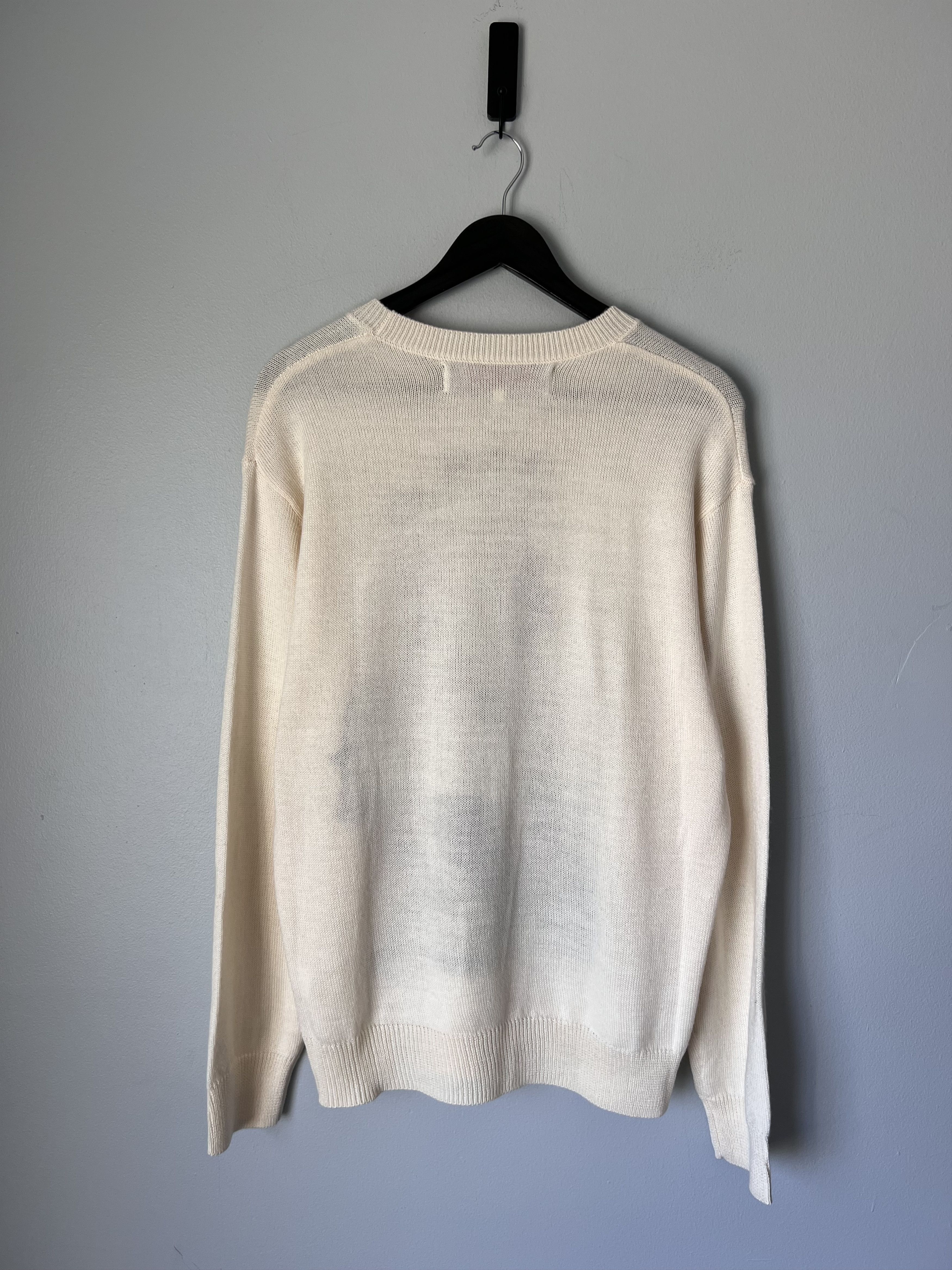One of These Days One Of These Days Running Horse Knit Sweater in White Size US M / EU 48-50 / 2 - 5 Thumbnail