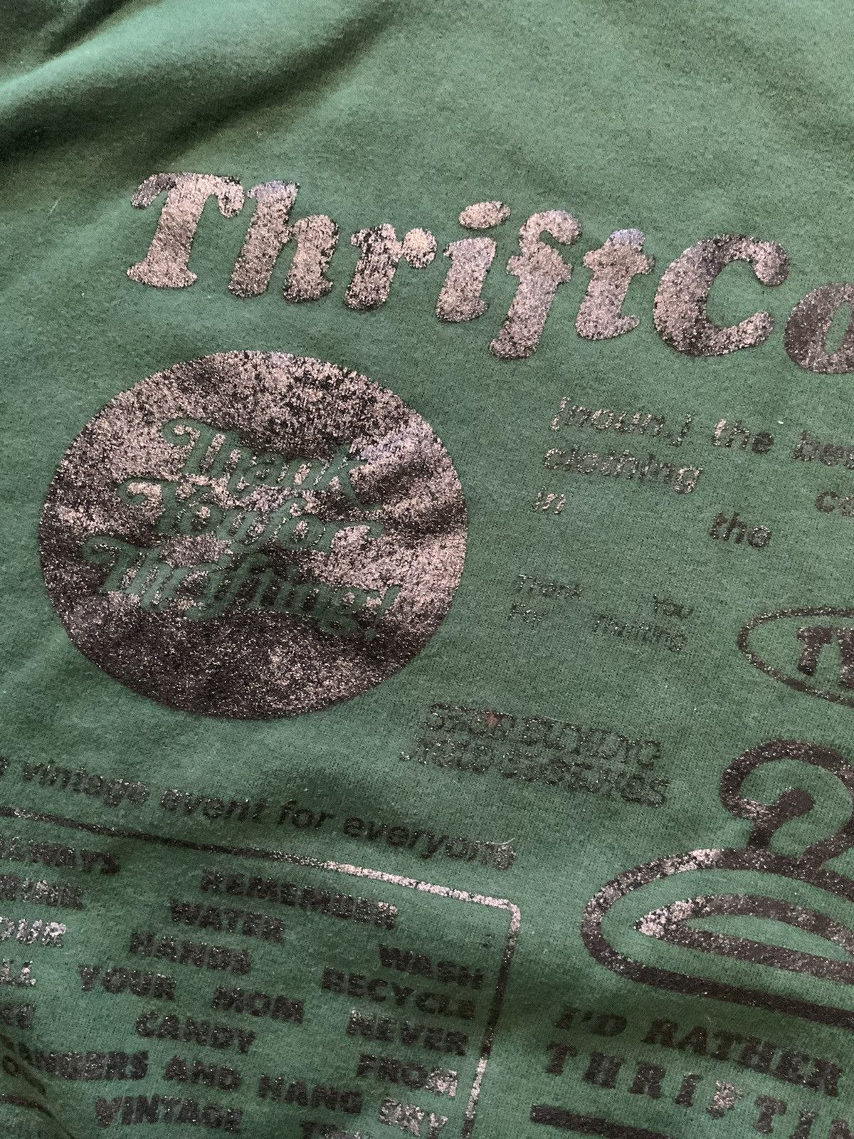 Jerzees ThriftCon Thank You For Thrifting TYFT Crewneck Sweatshirt Size US M / EU 48-50 / 2 - 5 Thumbnail