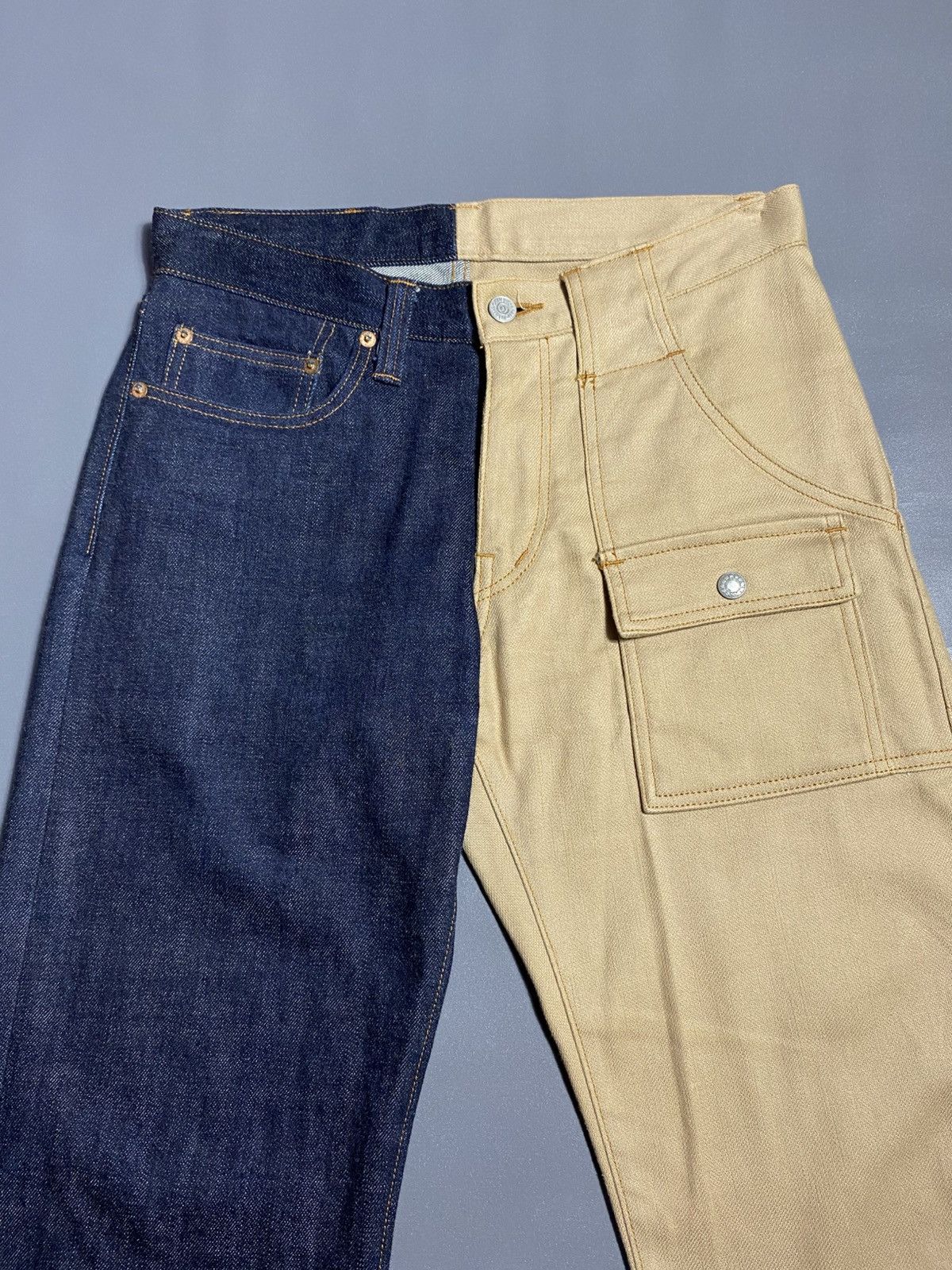 KOJIMA GENES KOJIMA GENES Japan Nice Design Indigo Jeans Size US 30 / EU 46 - 2 Thumbnail
