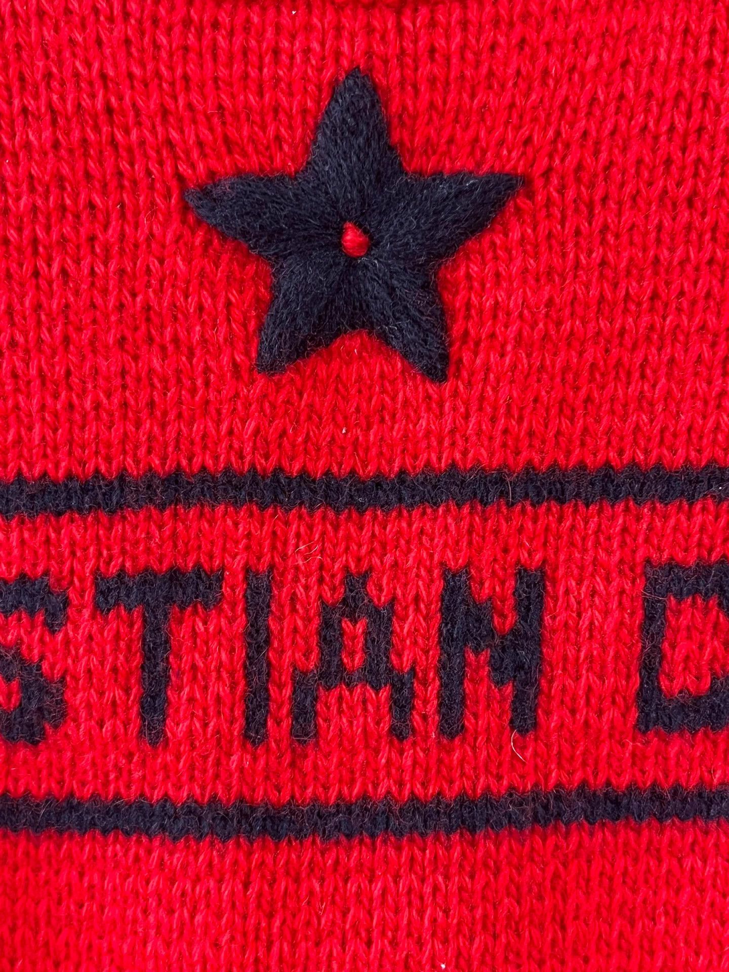 Dior Dior Star Logo Puff Sleeve Red Short-Sleeve Knit Size XS / US 0-2 / IT 36-38 - 5 Thumbnail