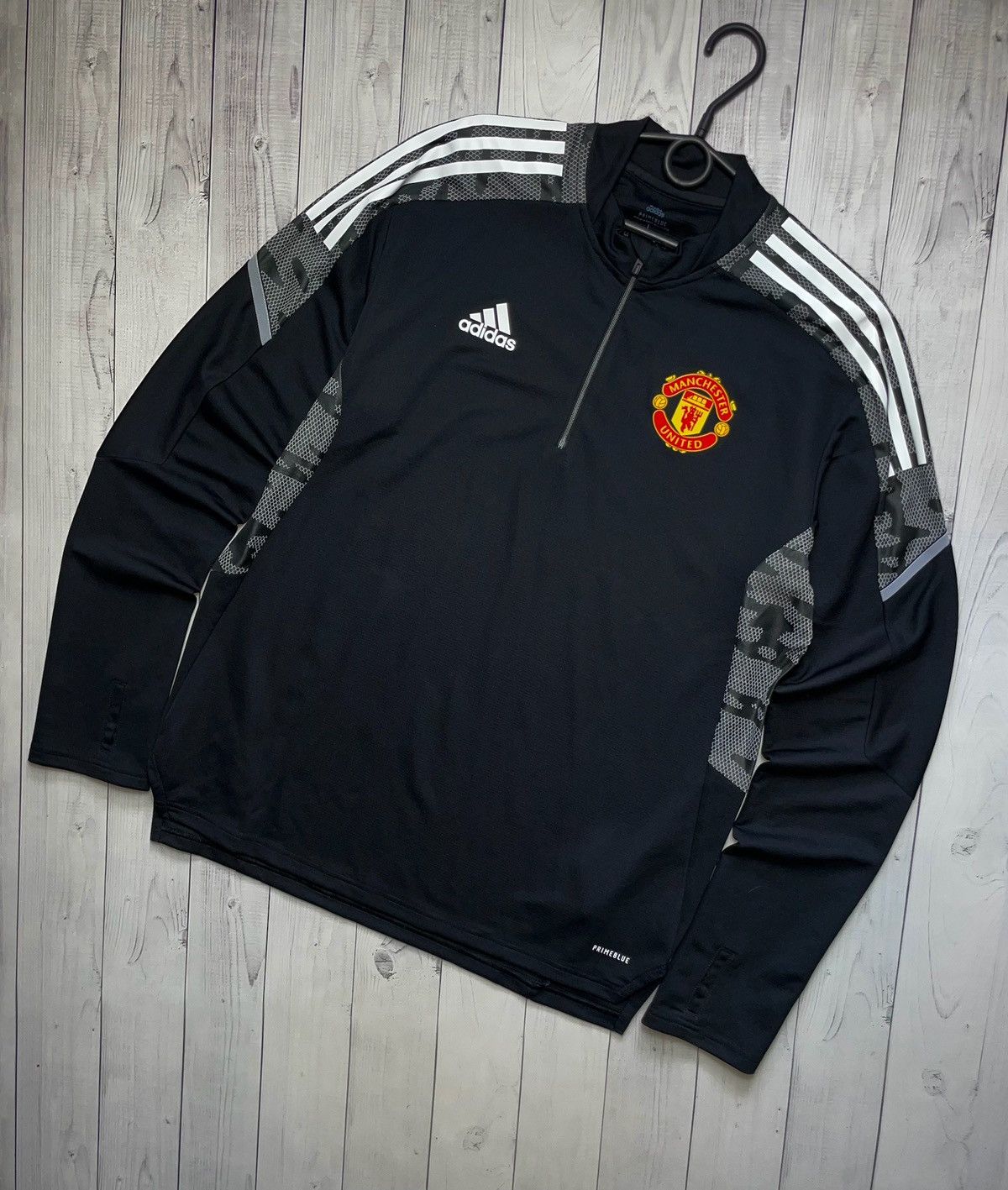 Adidas Adidas Manchester United soccer sweatshirt training L Size US L / EU 52-54 / 3 - 1 Thumbnail