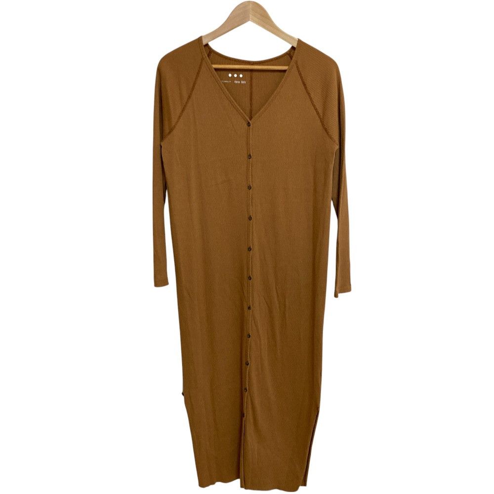 Other three dots Daily & Nighty Rib 2way Long Cardigan Dress Others Lounge & Sleepwear OH7001Y DUTY FREE for USA