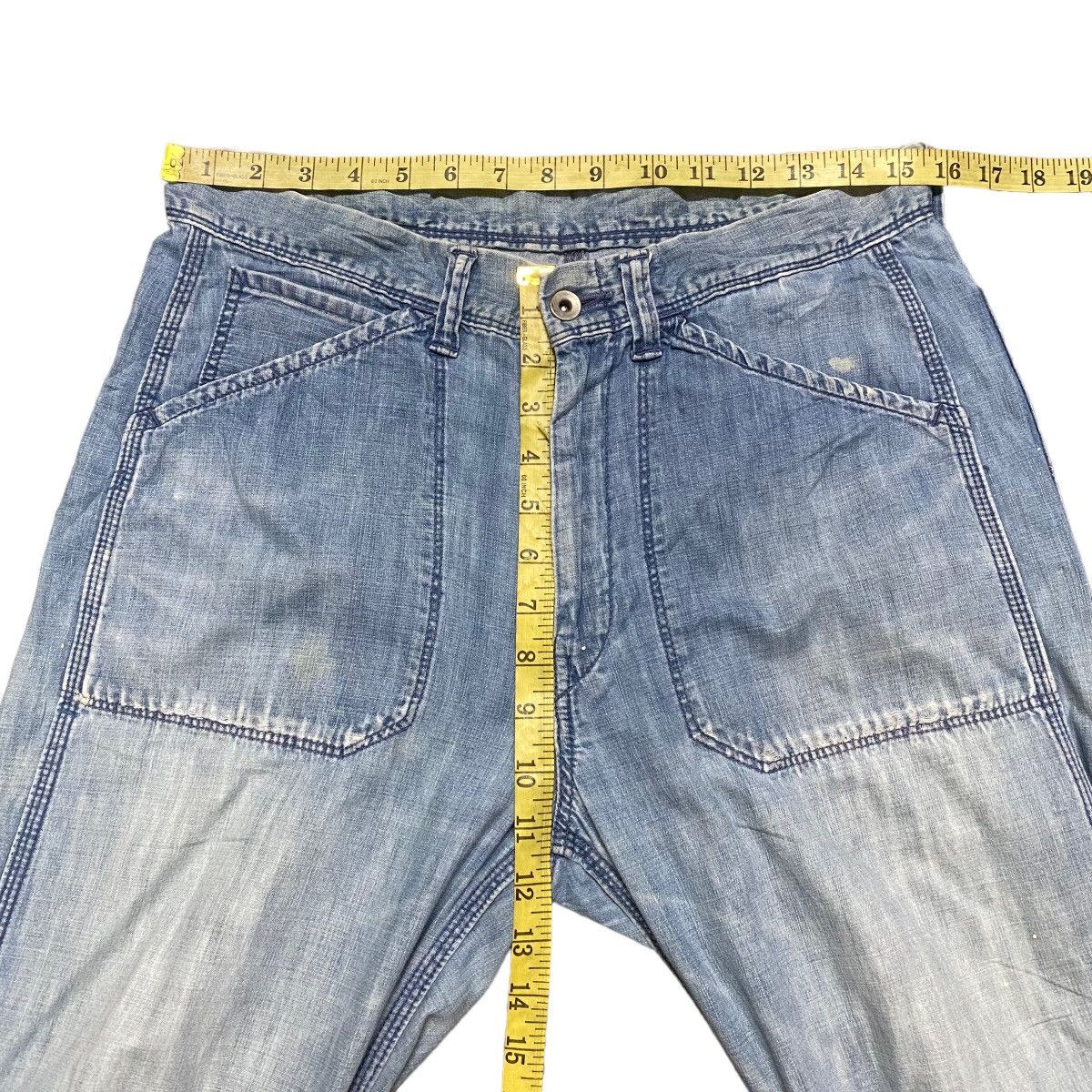 45rpm Vintage 45rpm Denim Fatigue Pants Painter Size US 30 / EU 46 - 15 Thumbnail