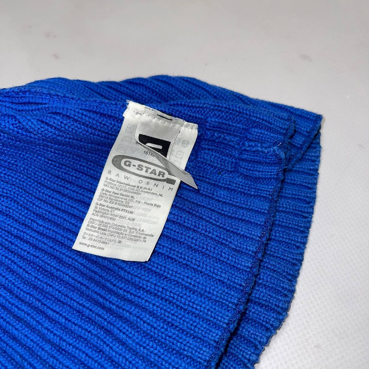 G-Star G STAR Original Raw Blue Beanie Size ONE SIZE - 10 Thumbnail
