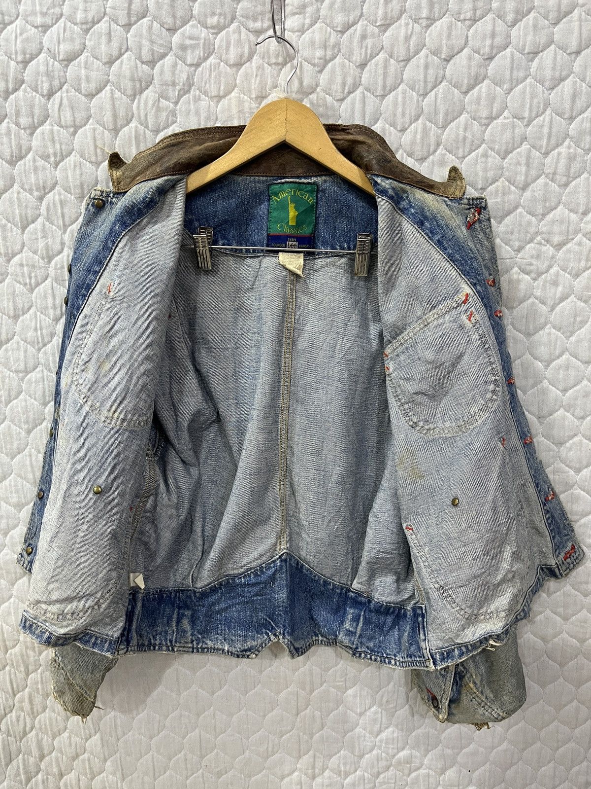 Lee (Zzzz)🔥🔥RARE VINTAGE 70’S LEE DENIM JACKET Size US M / EU 48-50 / 2 - 5 Thumbnail