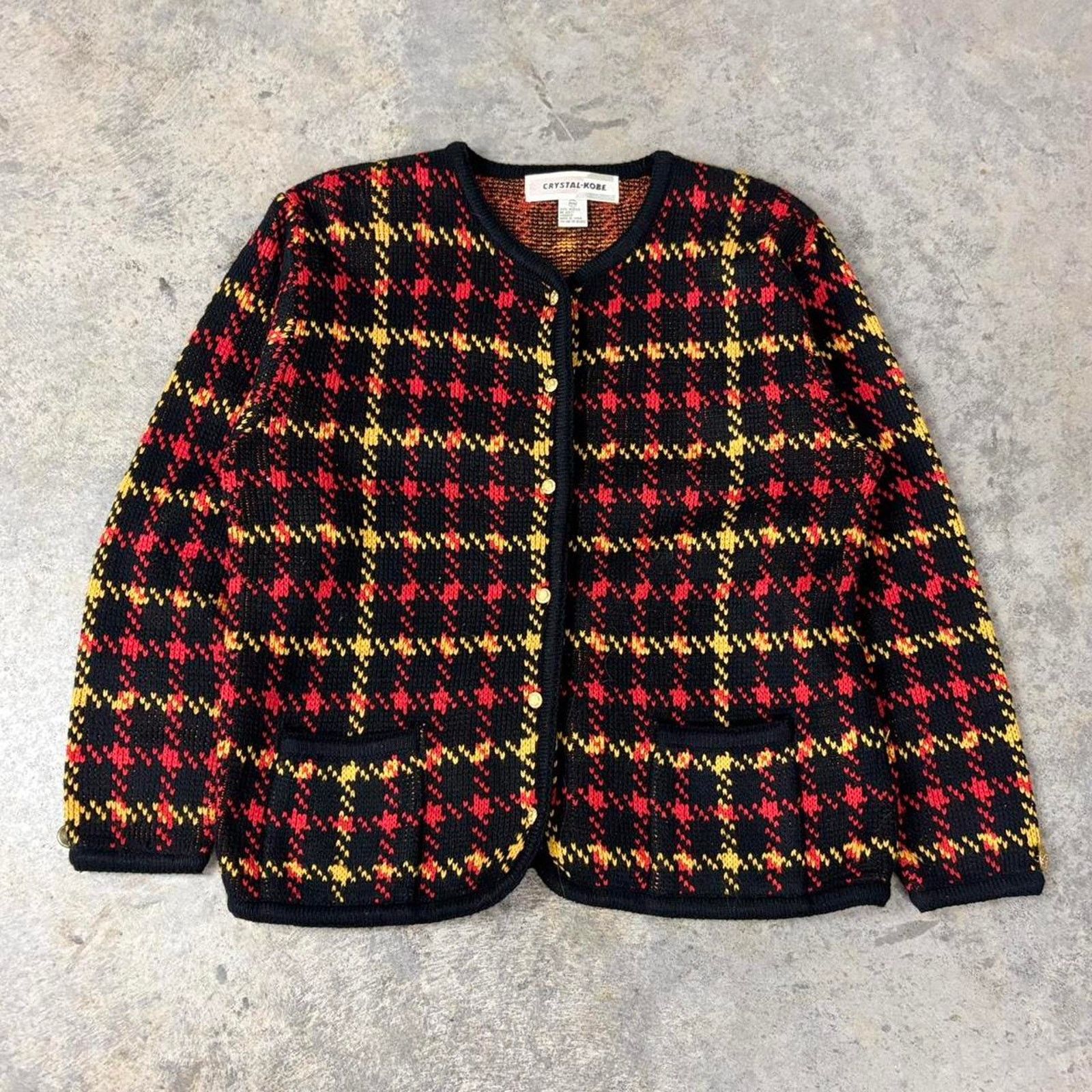 Vintage 90s cardigan sweater grandma coquette Style Size M / US 6-8 / IT 42-44 - 1 Thumbnail