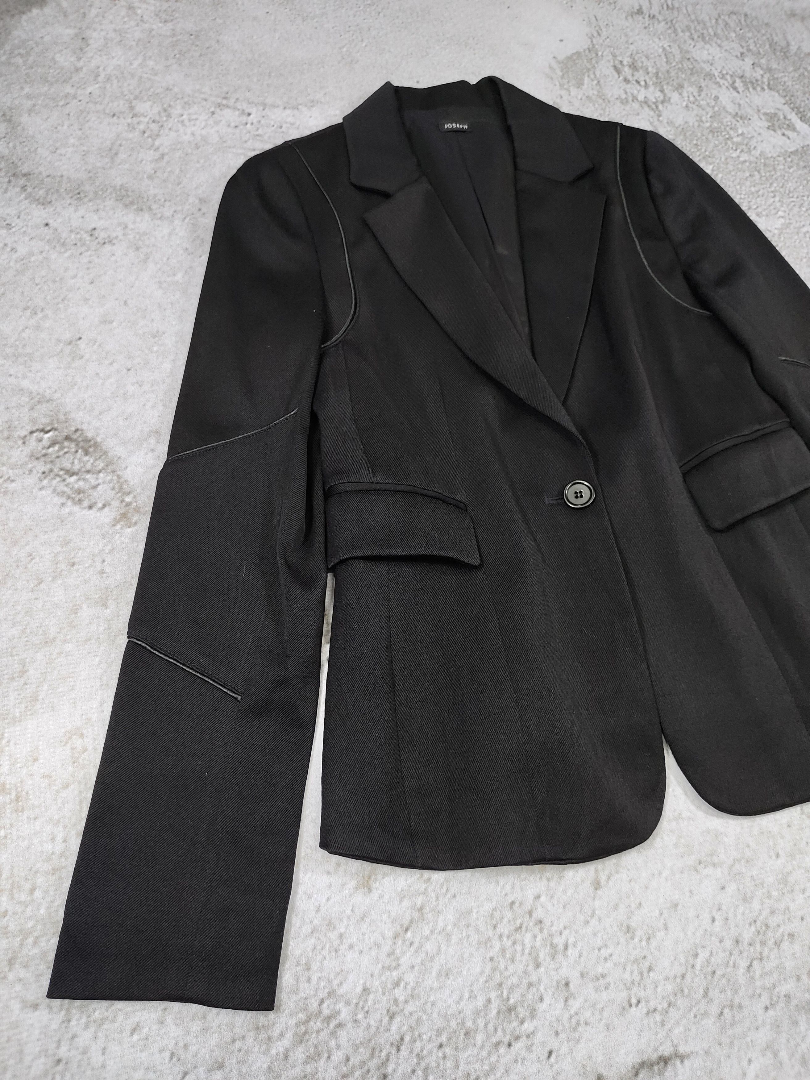Joseph Joseph- Minimal Dark Clean Tailored Fitted Blazer Size M / US 6-8 / IT 42-44 - 3 Thumbnail