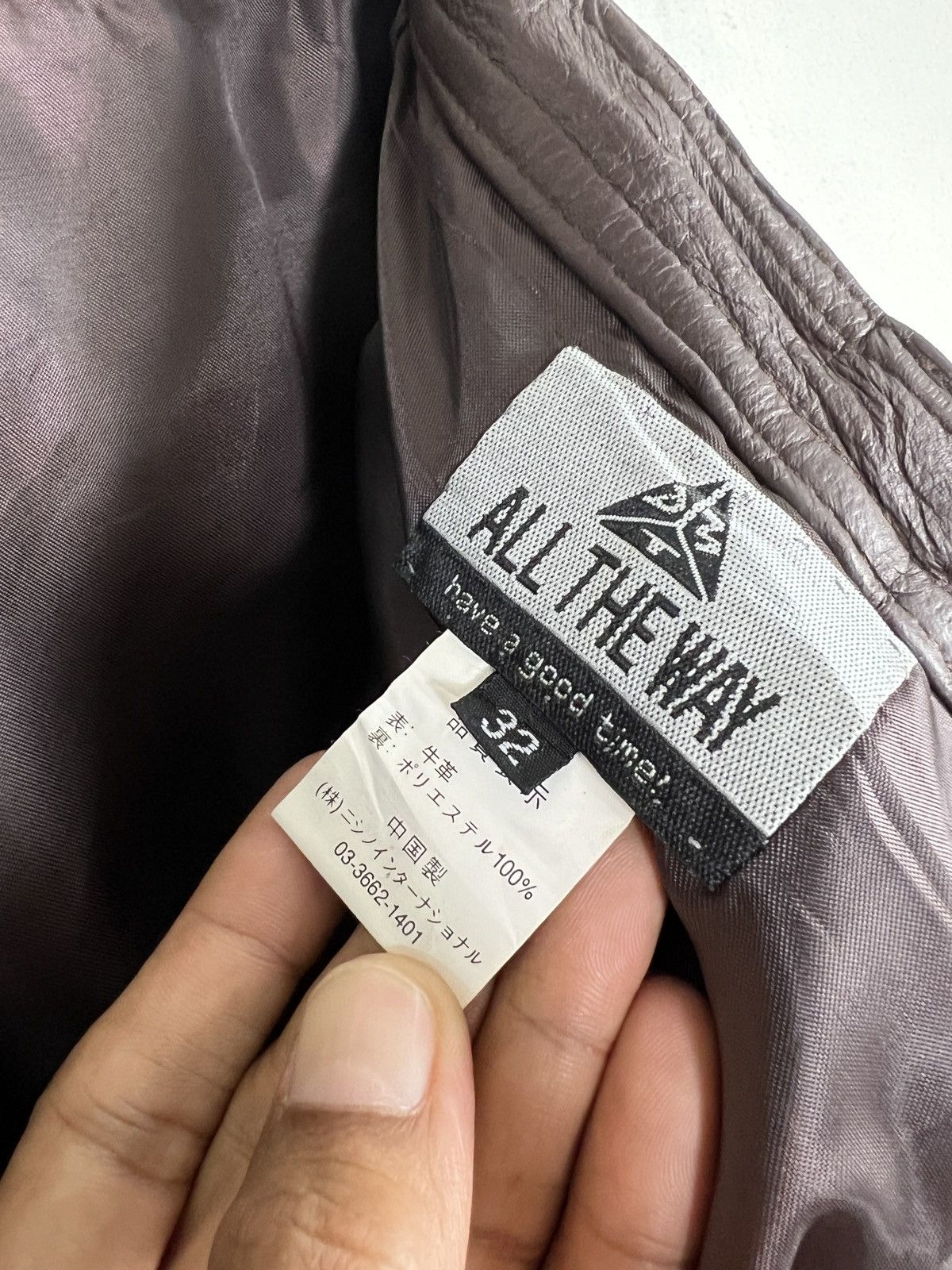 Issey Miyake × Japanese Brand 🔥 RARE VINTAGE ALL THE WAY LEATHER TROUSER PANT Size US 30 / EU 46 - 10 Thumbnail