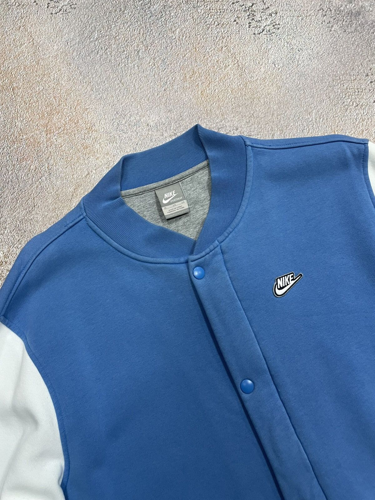 Nike Vintage Nike Small Logo Cotton Bomber Jacket Size US XL / EU 56 / 4 - 3 Thumbnail