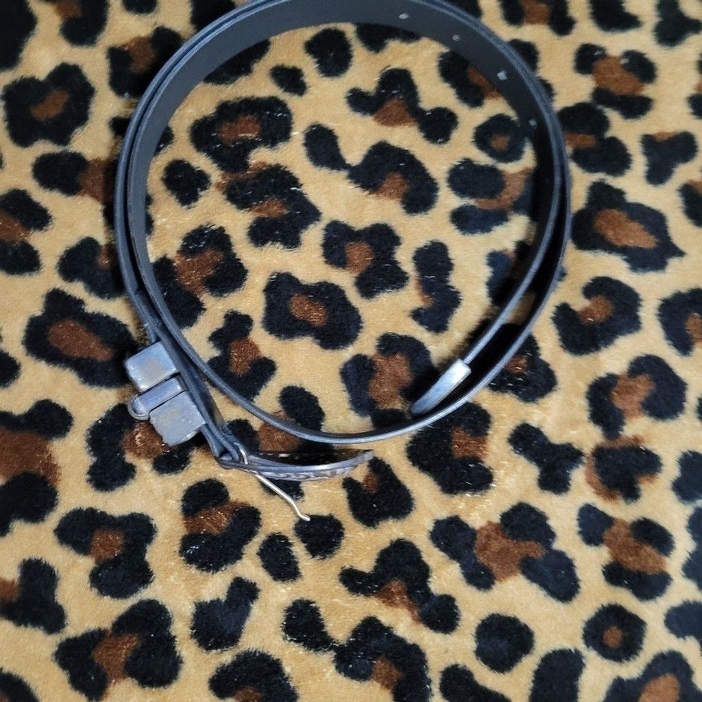 Other Vintage mens leather belt 36 inch Size ONE SIZE - 3 Thumbnail
