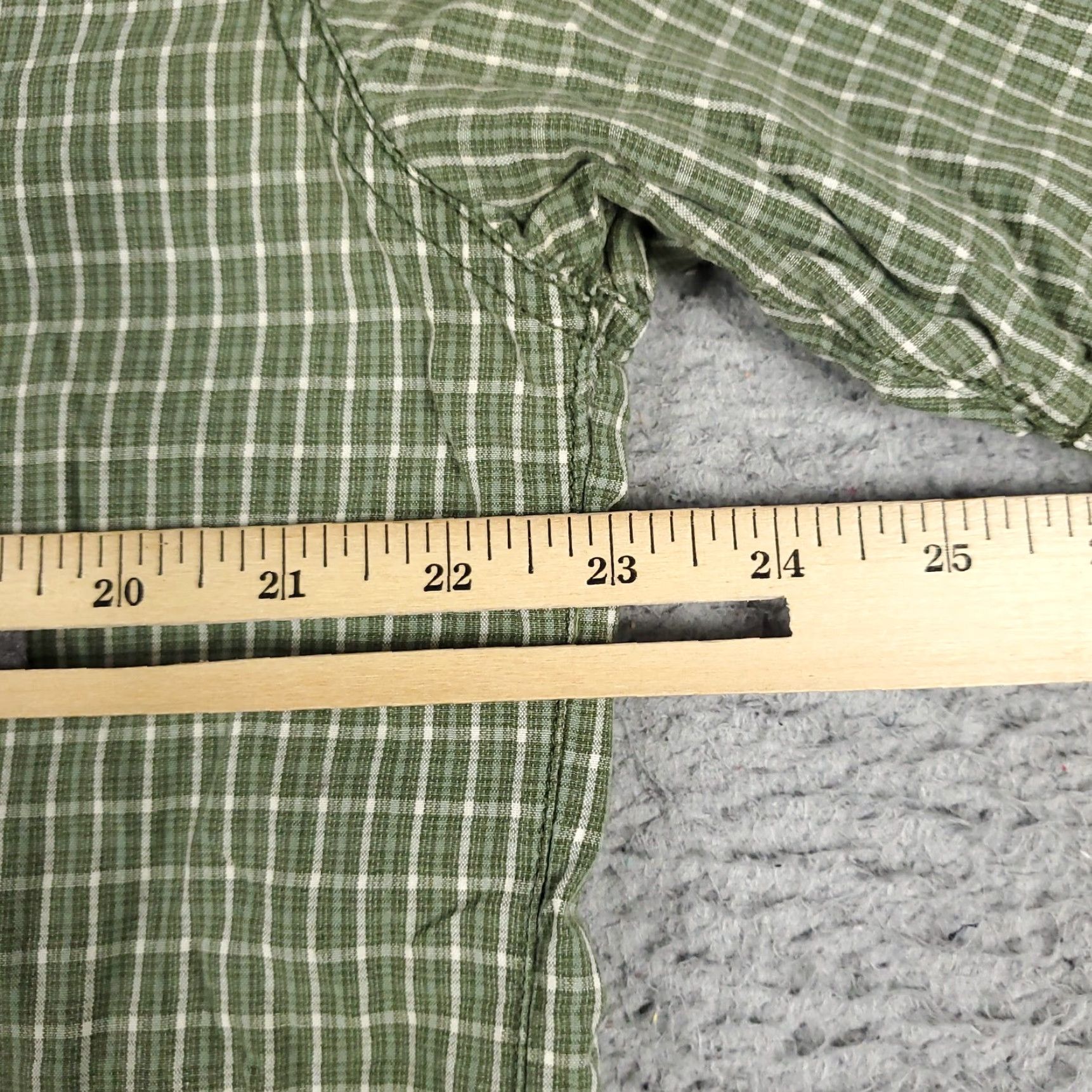 Tommy Hilfiger Tommy Hilfiger Shirt Mens Large Green Plaid Button-Up Short Sleeve Casual Classic Modern Preppy Tommy Hilfiger Mens L Green Plaid Shirt Size US L / EU 52-54 / 3 - 5 Thumbnail