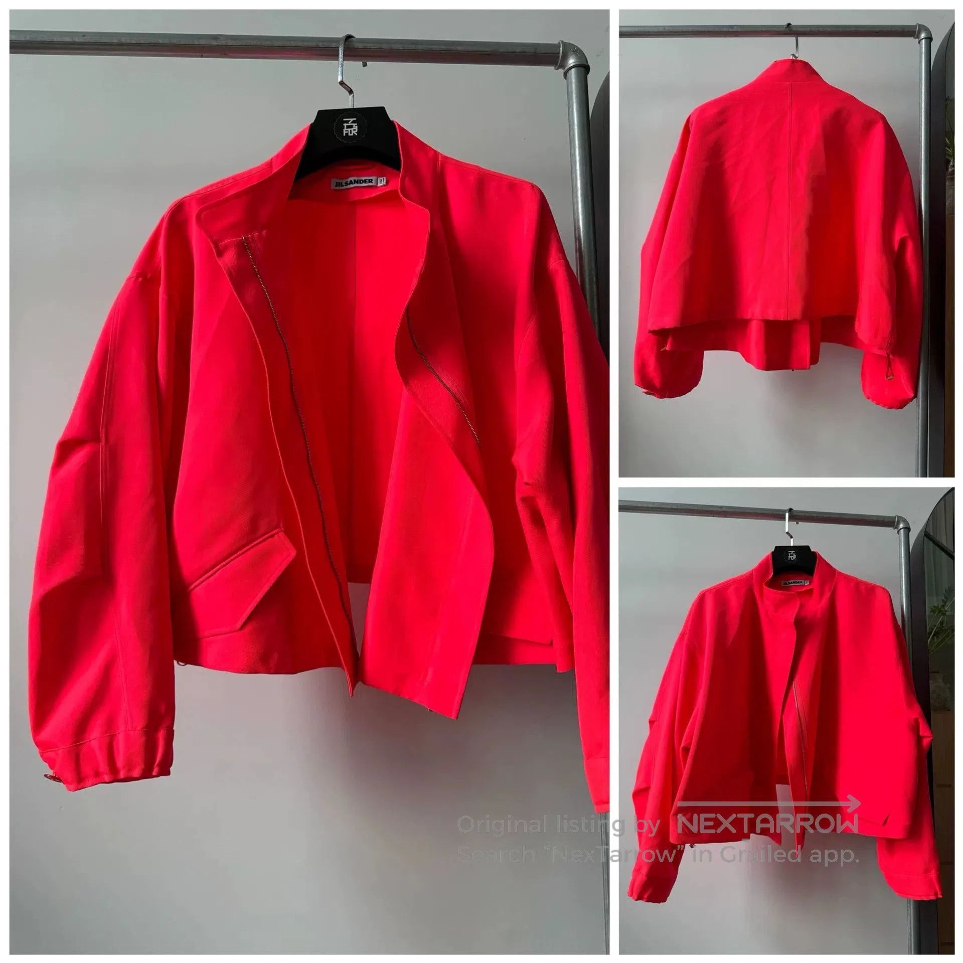 Jil Sander Jil Sander Coral Short Coat 2011 Collection. Size XXS / US 00 / IT 34 - 2 Thumbnail