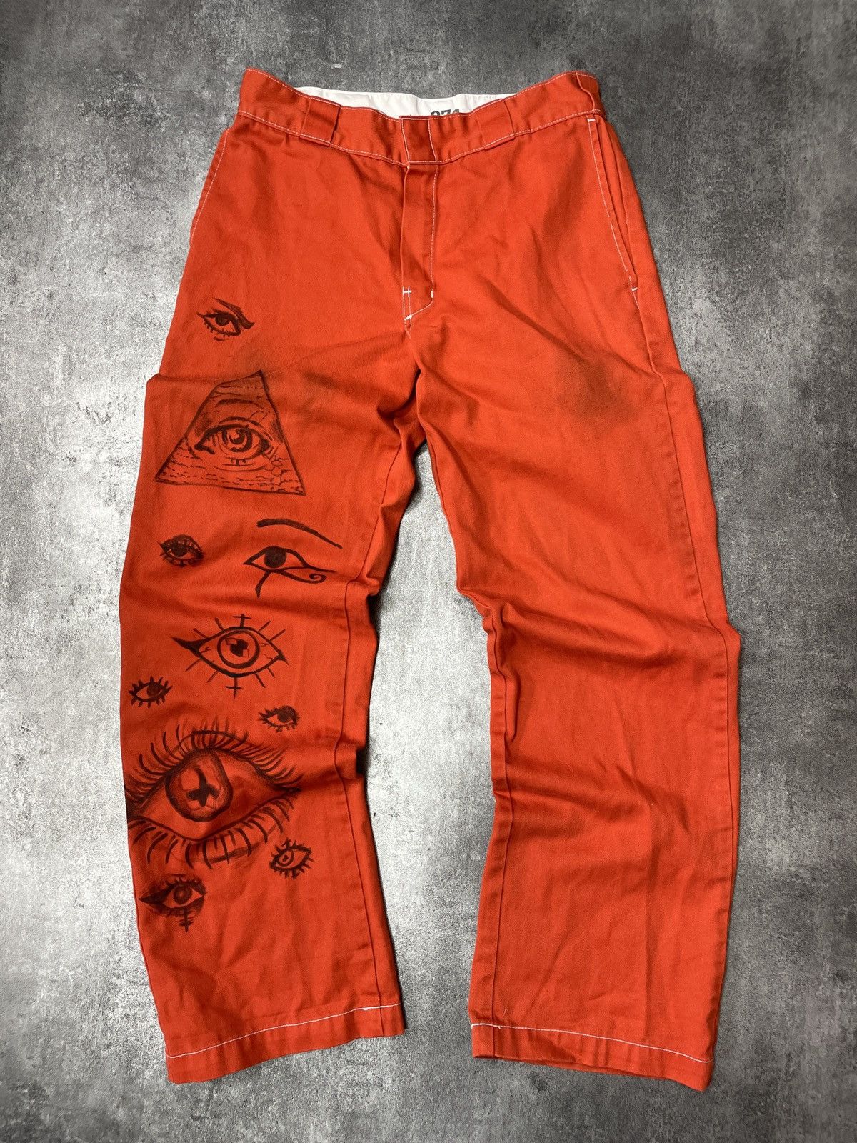 Dickies 🔥RARE🔥Dickies Vintage Y2K Pants Custom Rare Wide Fit Size US 31 - 1 Thumbnail