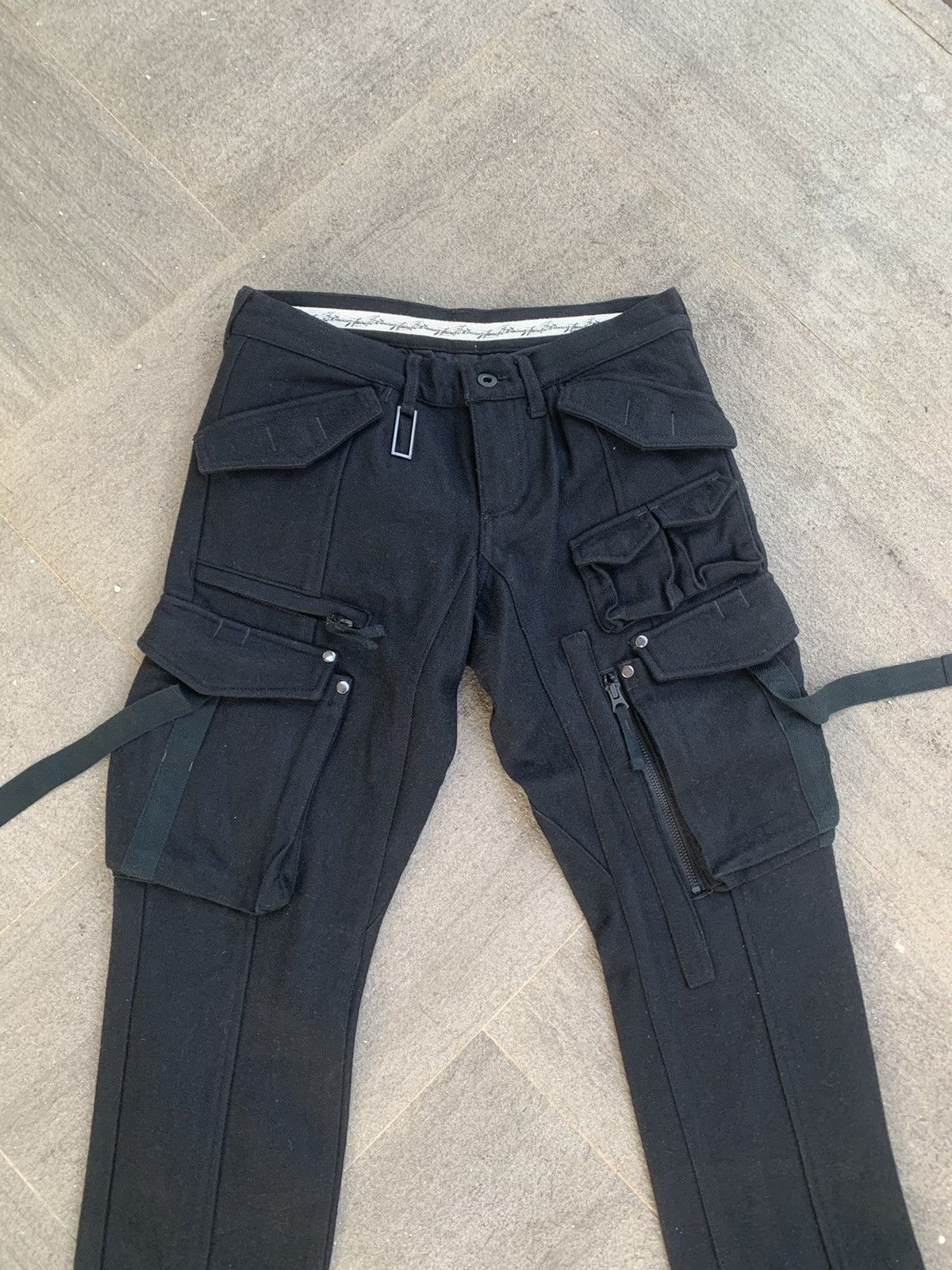 If Six Was Nine × Le Grande Bleu (L.G.B.) × Tornado Mart Tornado Mart Bondage Wool Pants Size US 30 / EU 46 - 2 Thumbnail