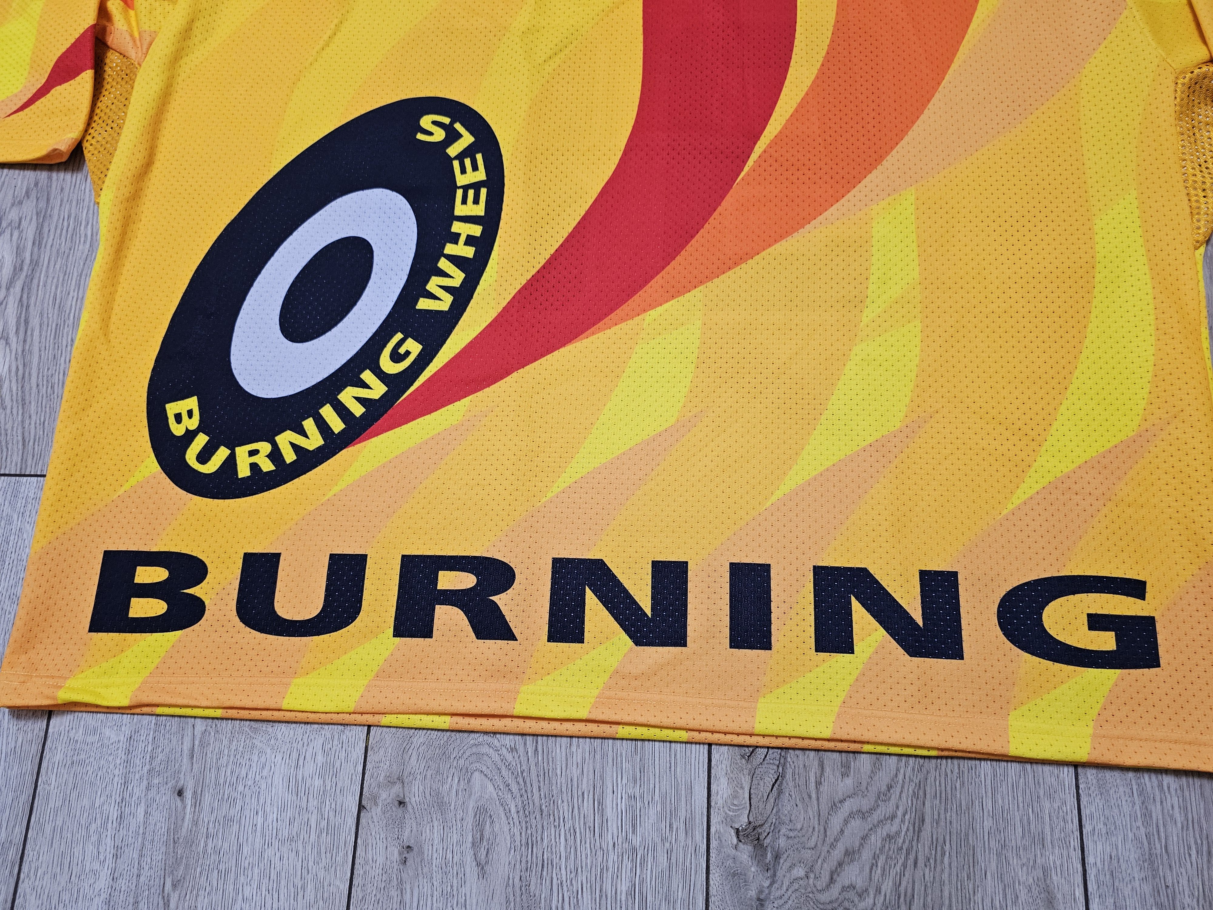 NHL BURNING WHEELS HOCKEY JERSEY BURNING WHEELS RACING Size US XXL / EU 58 / 5 - 3 Thumbnail