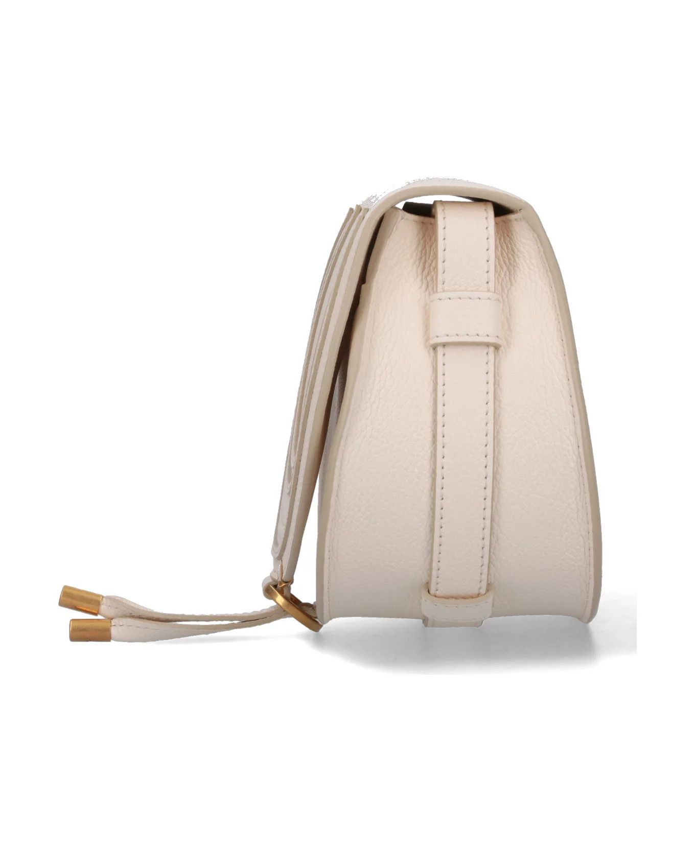 Chloe o1loc1c10425 Size: OS / Marcie Small Saddle Bag Misty Ivory Size ONE SIZE - 5 Thumbnail