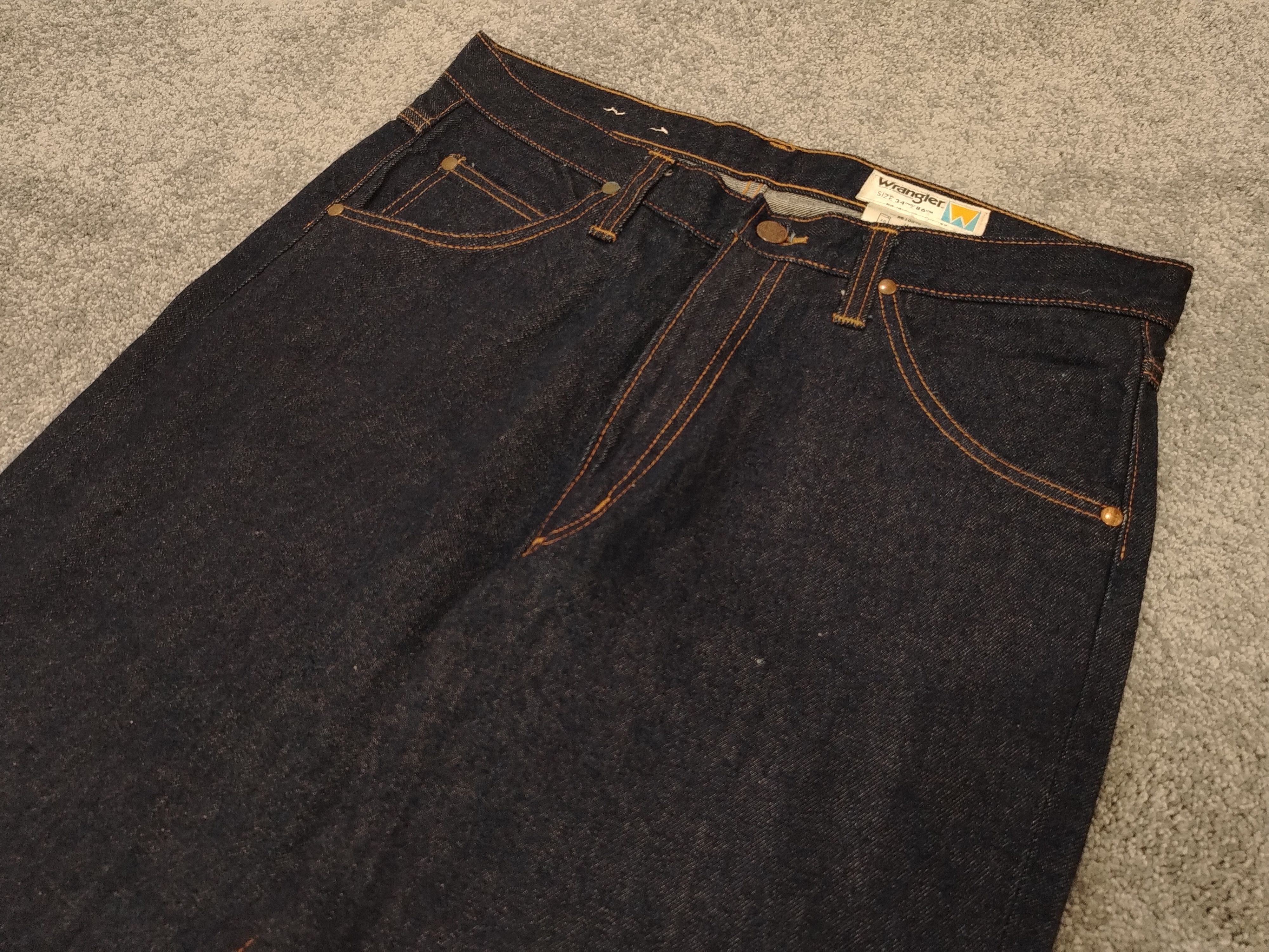 Japanese Brand Bootcut Flare Jeans Wrangler Vintage Size US 33 - 3 Thumbnail