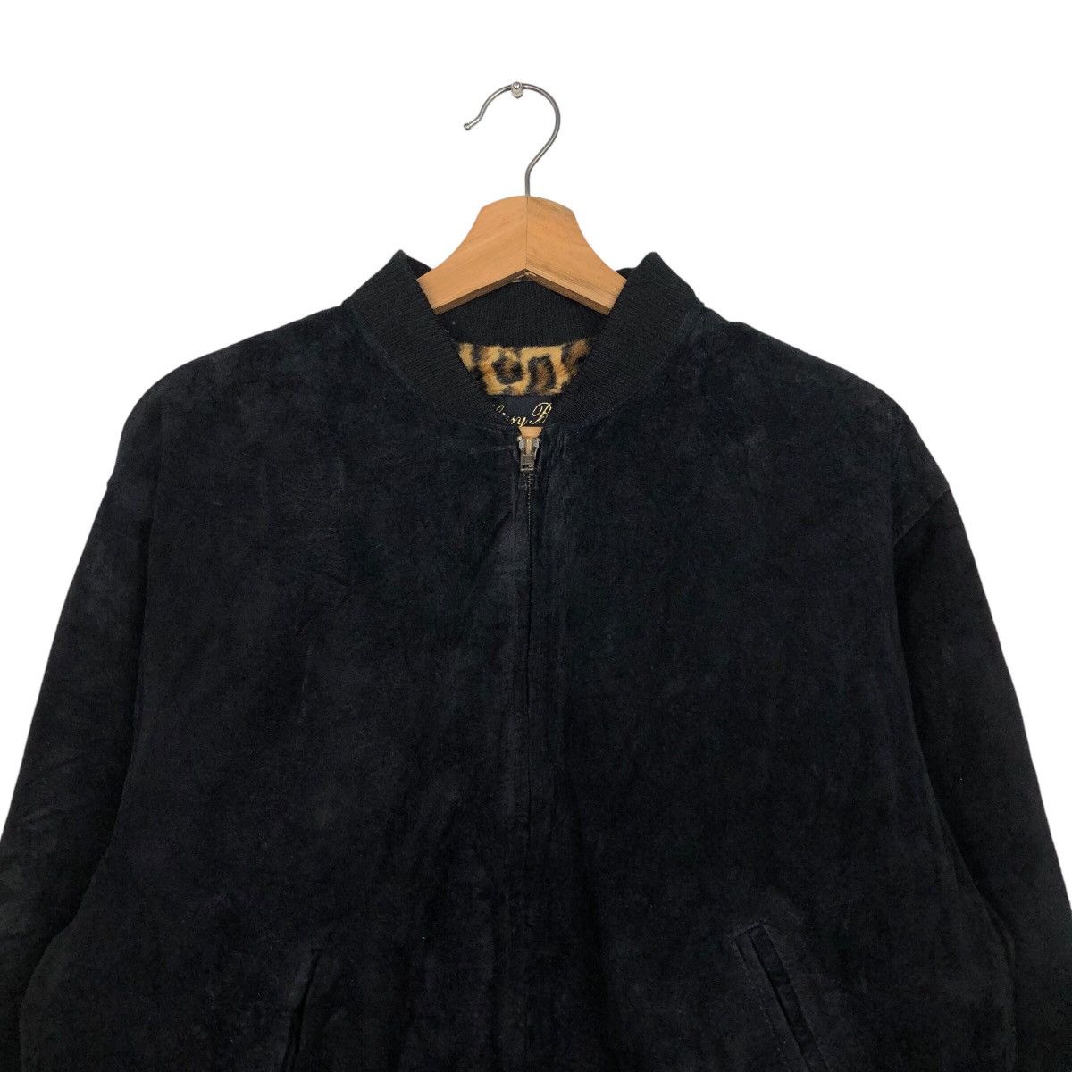 Japanese Brand 📌Vintage Suede Bomber Jacket Mink Fur Blanket Issey Miyake Size US M / EU 48-50 / 2 - 4 Thumbnail
