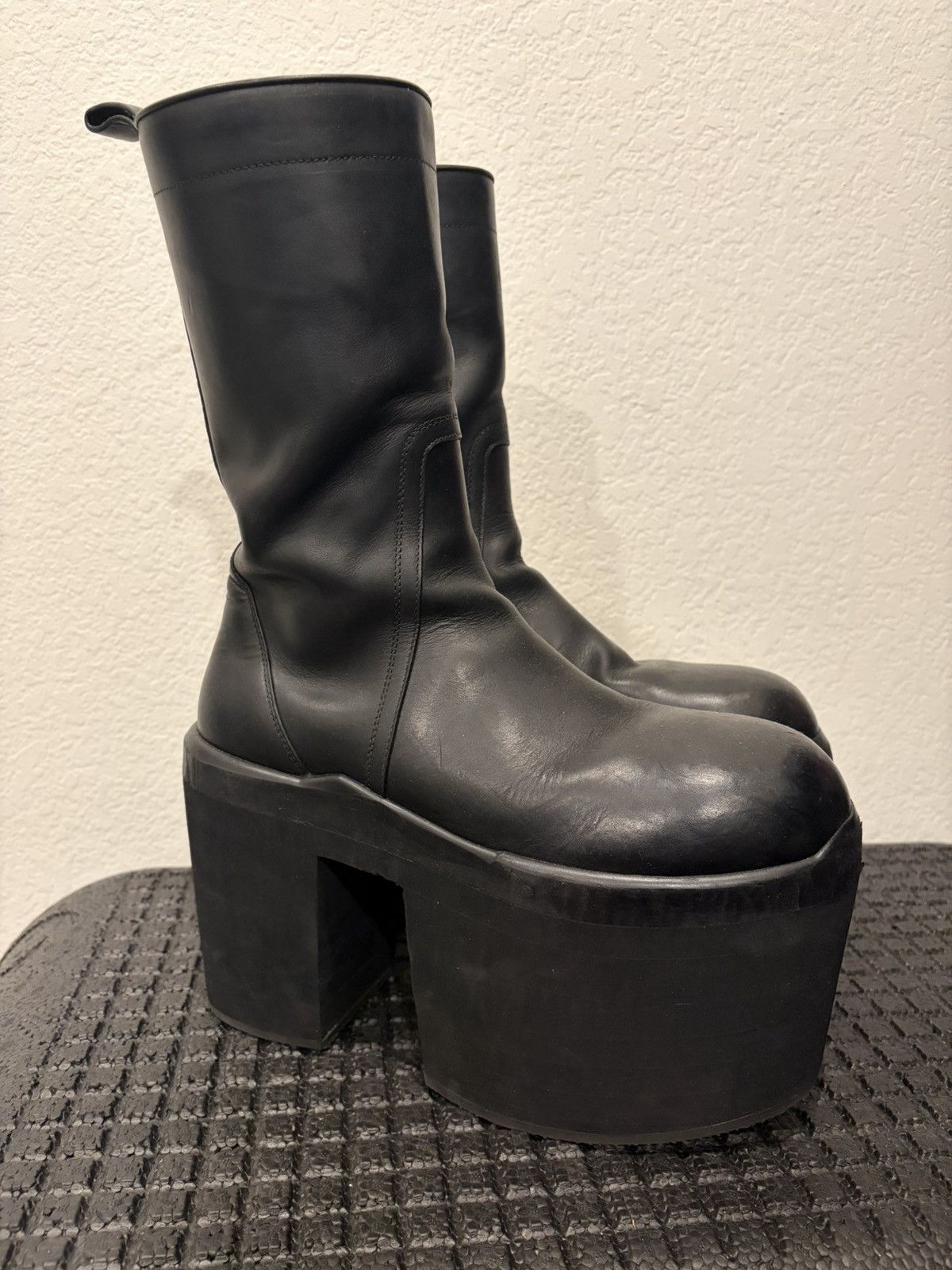 Rick Owens Rick Owens Bozo Tractor Creeper Zipper Boot Custom Sole Size US 10 / EU 43 - 1 Thumbnail
