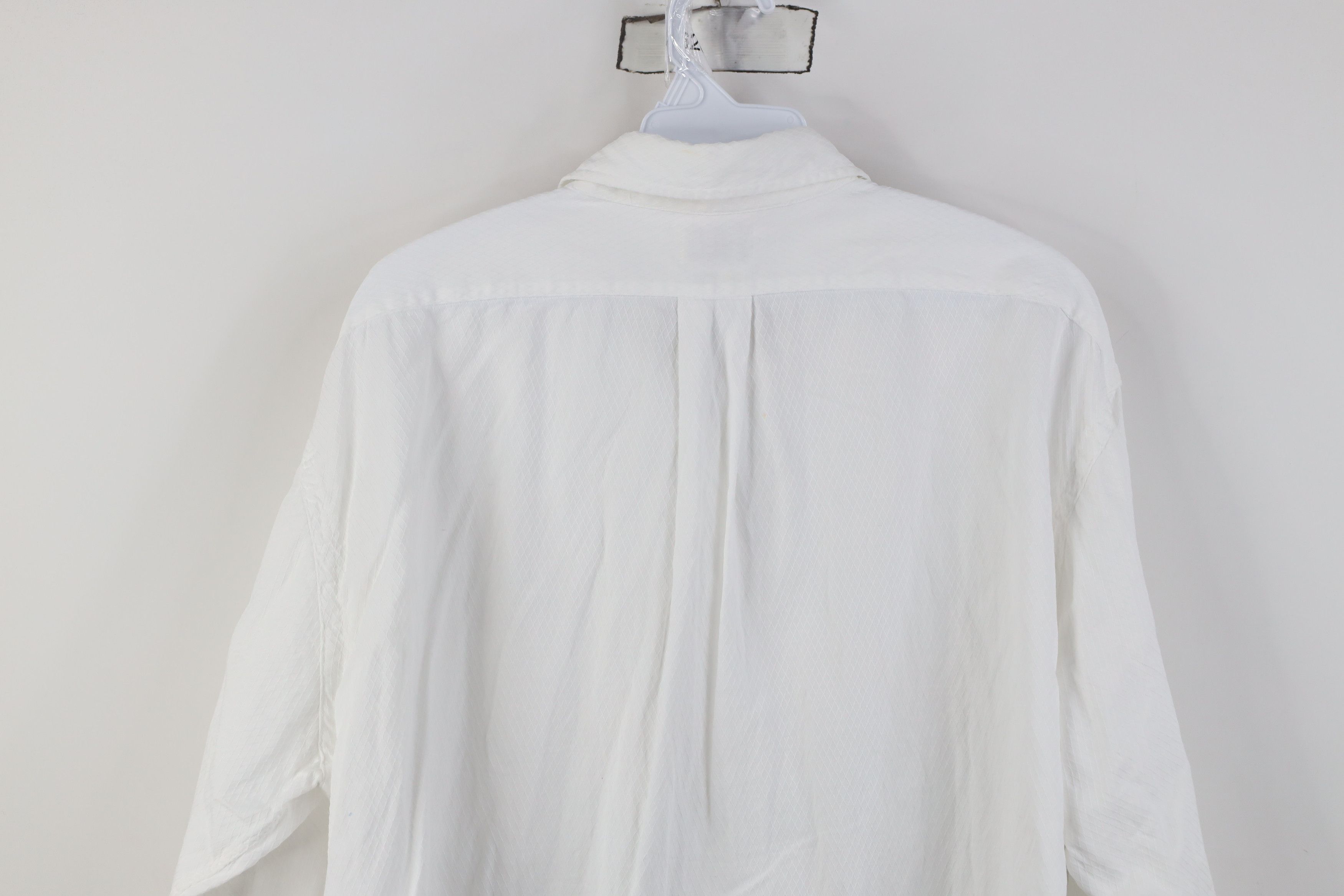 Vintage Vintage 50s Streetwear French Cuff Button Shirt White USA Size US L / EU 52-54 / 3 - 12 Thumbnail