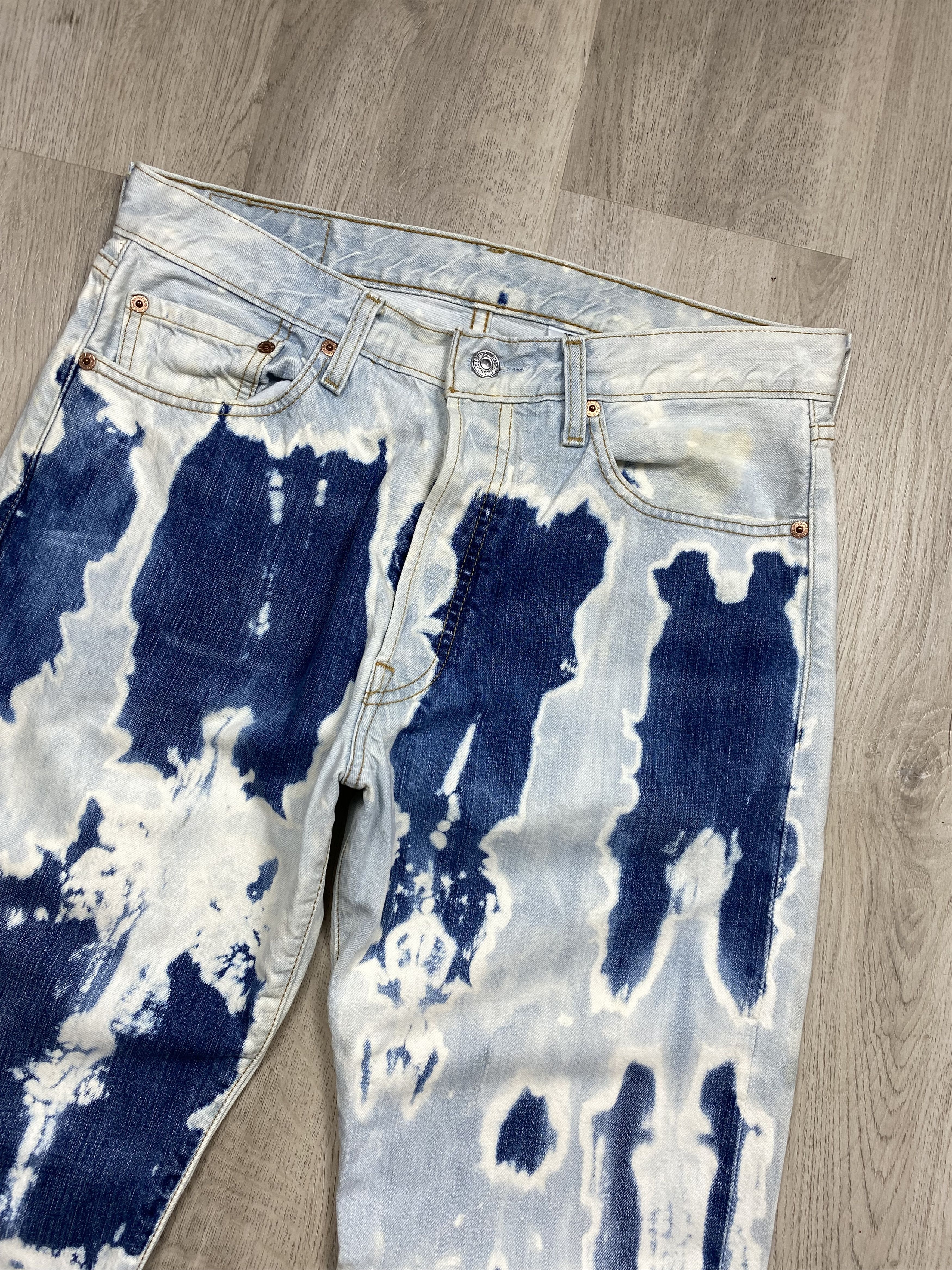 Levi's Vintage Clothing Levi's 501 90s Vintage Custom Denim Pants Acid Wash Jeans Size US 33 - 4 Thumbnail