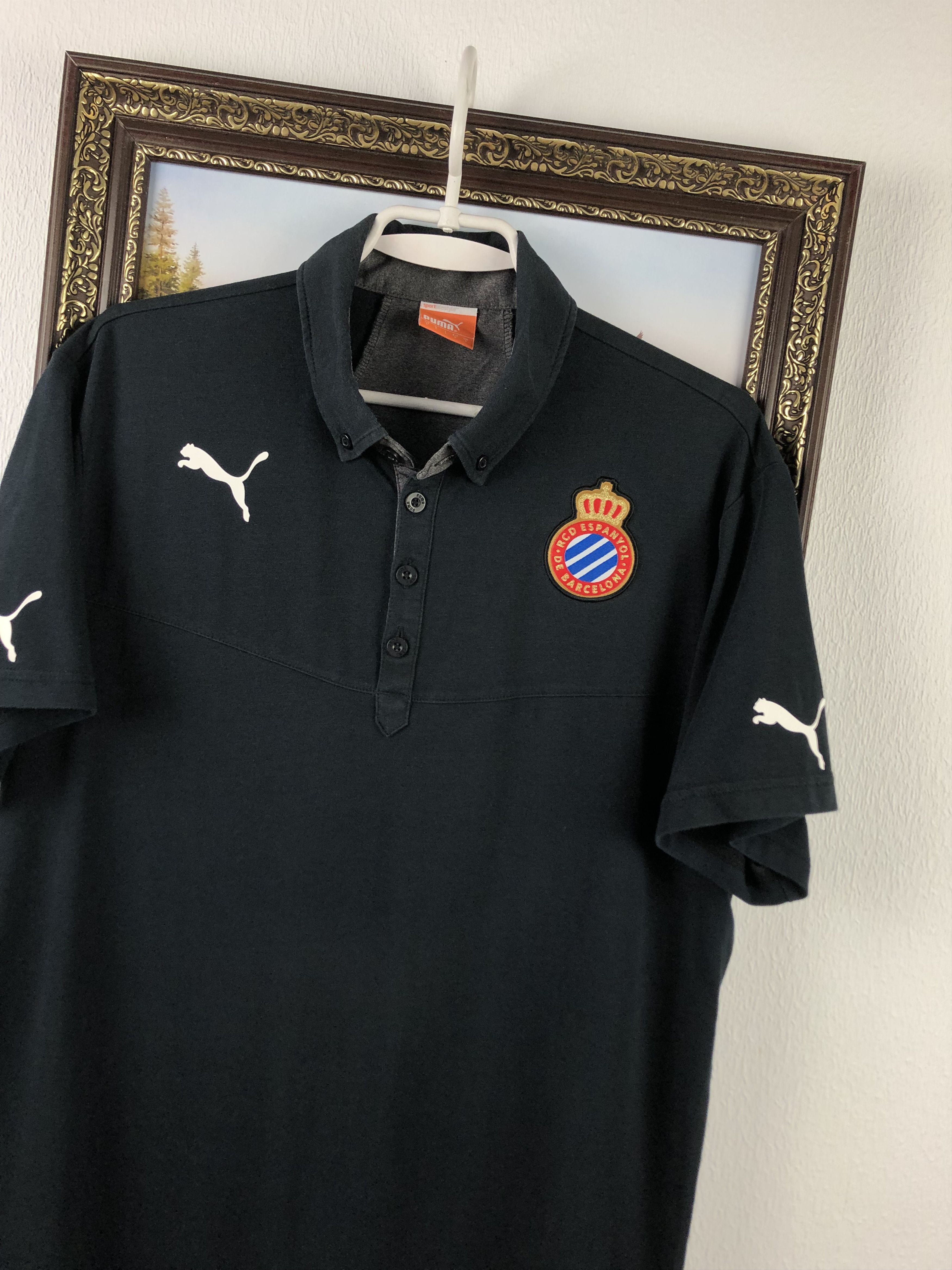 Other Espanyol Football Shirts Soccer Puma Jersey Train Trikot Tee Size US L / EU 52-54 / 3 - 4 Thumbnail