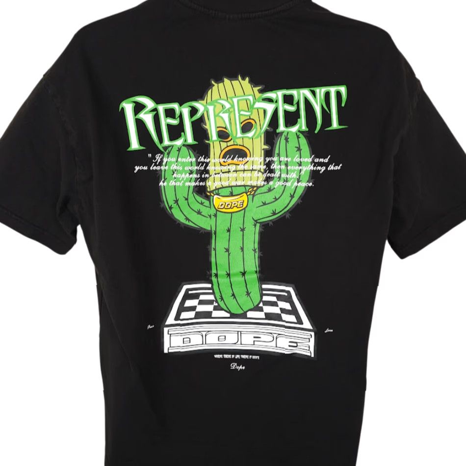 Vintage Inflation Represent Dope Cactus T Shirt Mens XL Black Streetwear Size US XL / EU 56 / 4 - 4 Thumbnail