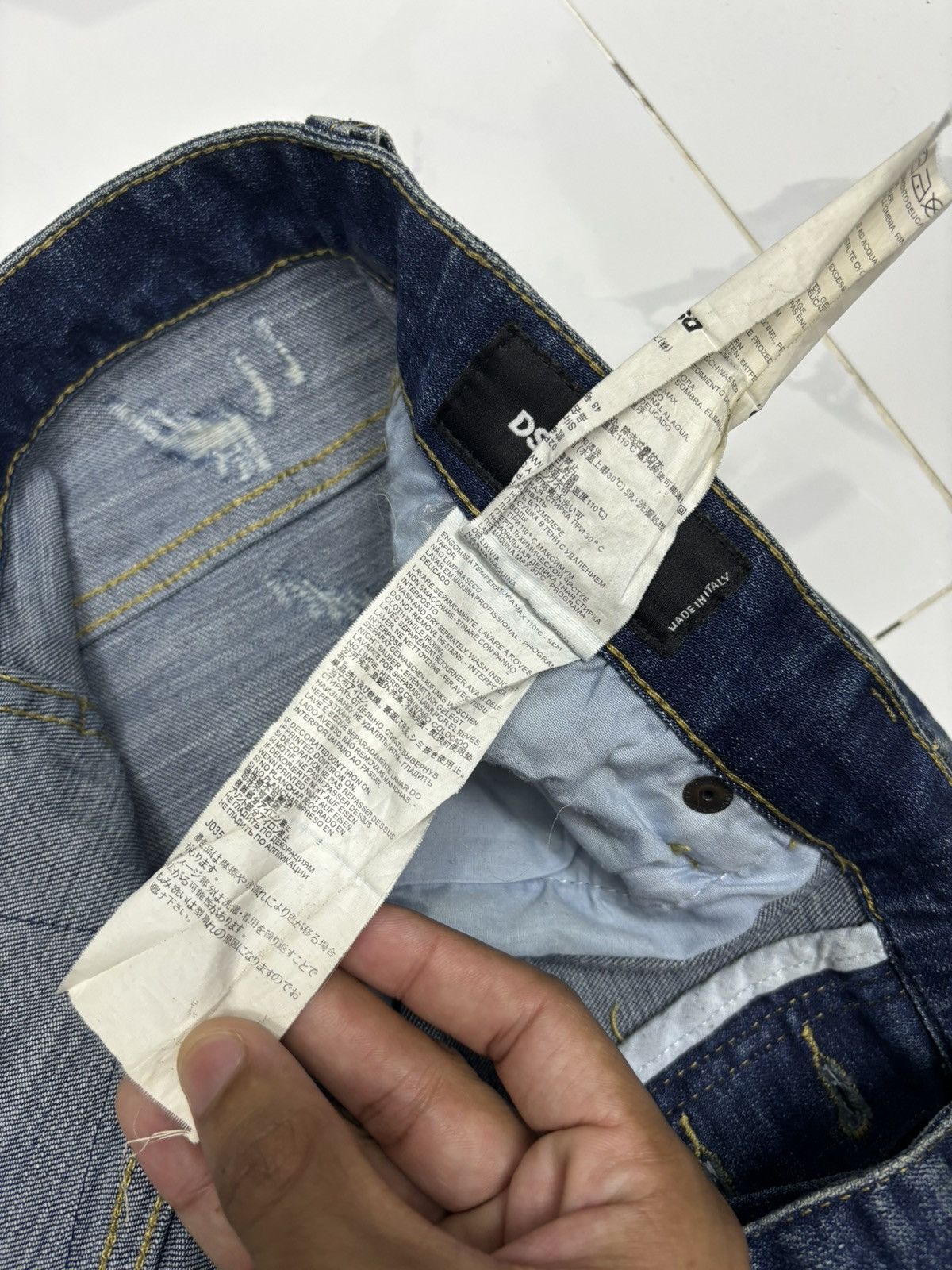 Dsquared2 🔥DSQUARED2 Italy Painter Distressed Denim Jeans Size US 34 / EU 50 - 13 Thumbnail