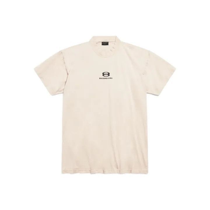 Balenciaga Balenciaga Balenciaga Logo Print Crew Neck Short Sleeve Te Size US M / EU 48-50 / 2 - 1 Thumbnail